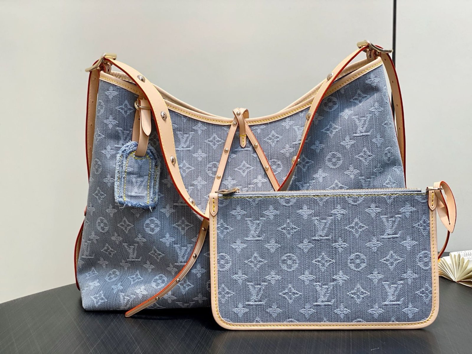Louis Vuitton CarryAll MM Denim - Image 3
