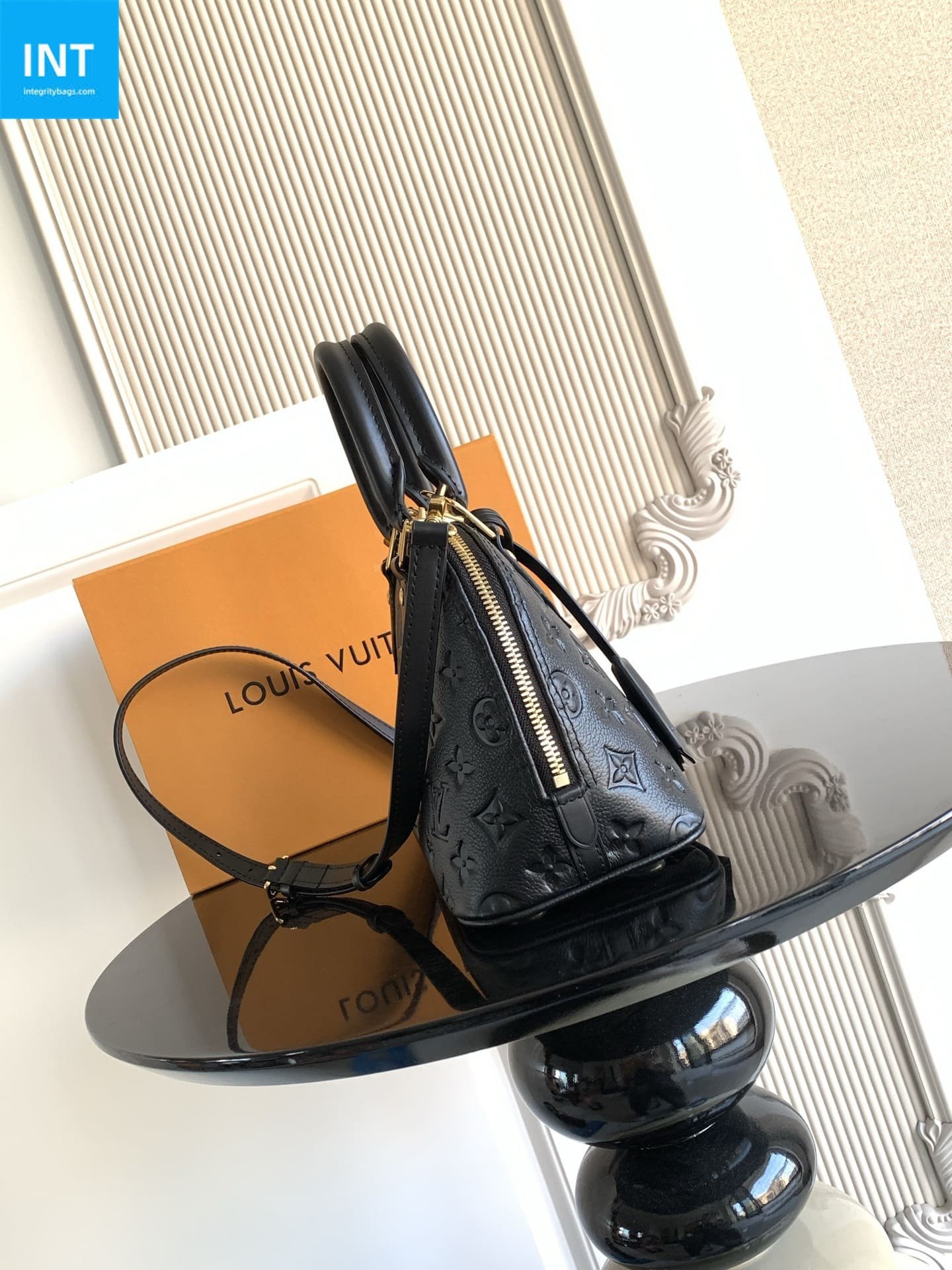 Louis Vuitton Alma BB Black Empreinte - Image 6