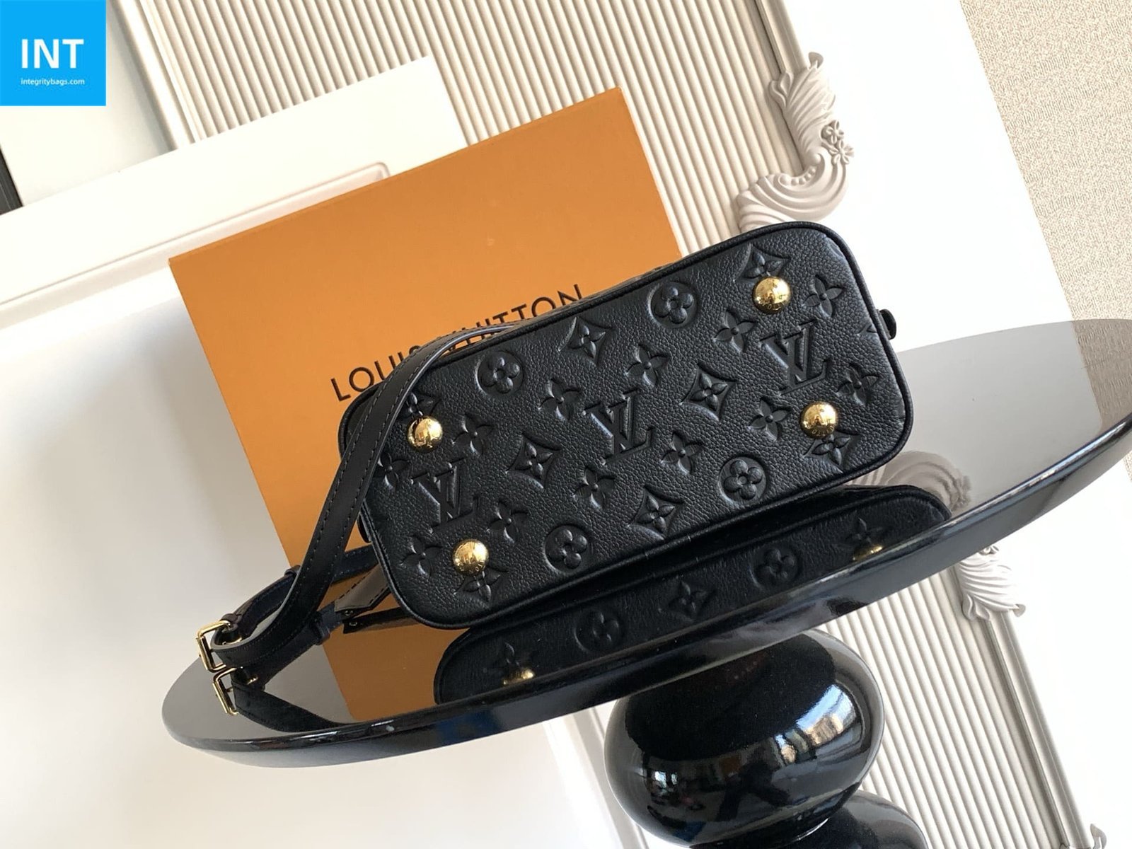 Louis Vuitton Alma BB Black Empreinte - Image 7