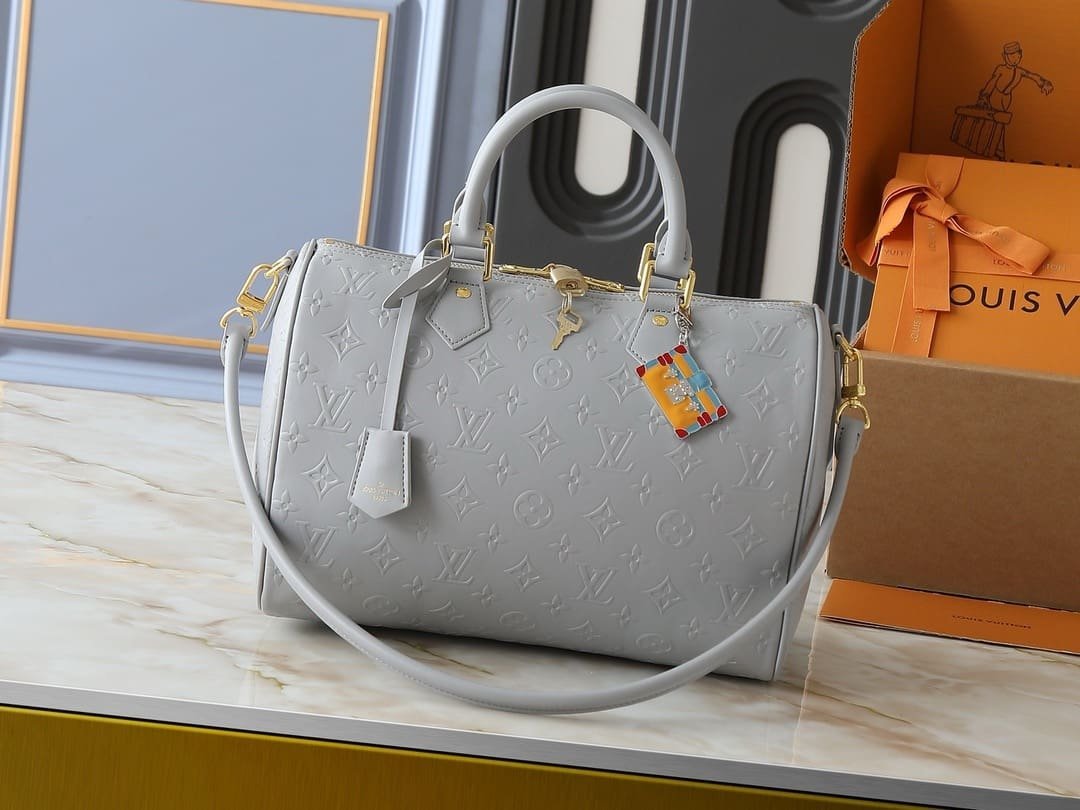 Louis Vuitton Speedy Soft 30 Cloud Gray - Image 4