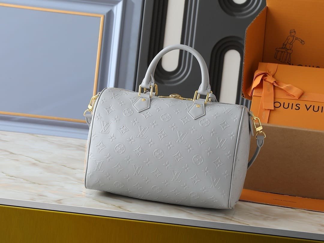 Louis Vuitton Speedy Soft 30 Cloud Gray - Image 9