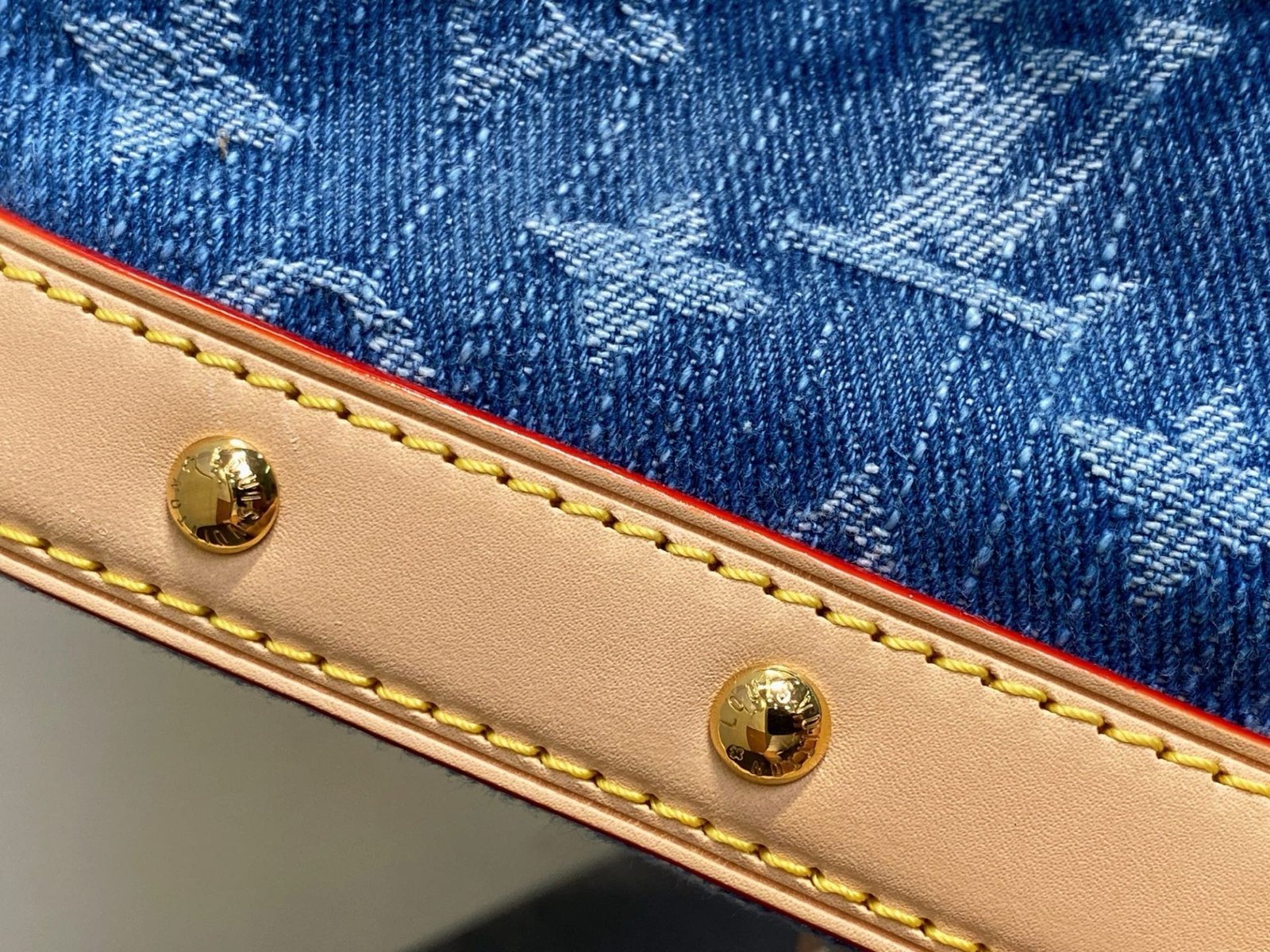 Louis Vuitton Nano Noé Denim Organic - Image 6