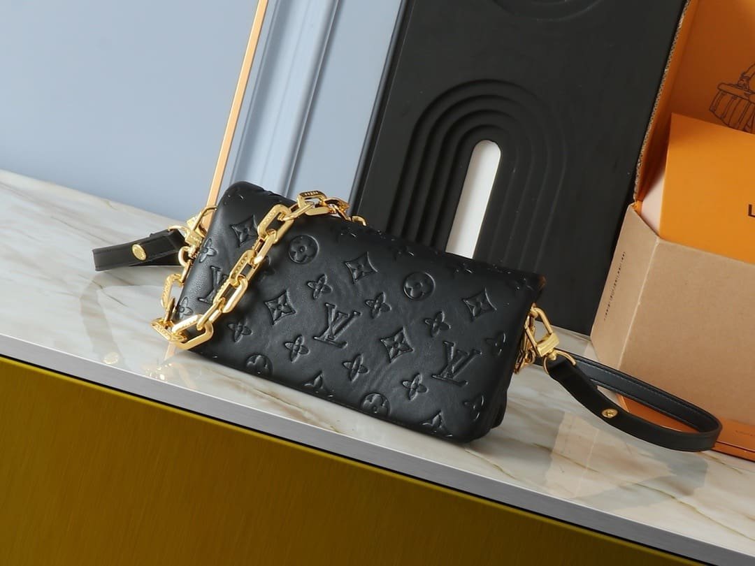 Alternative view of Louis Vuitton Pochette Coussin Black Soft