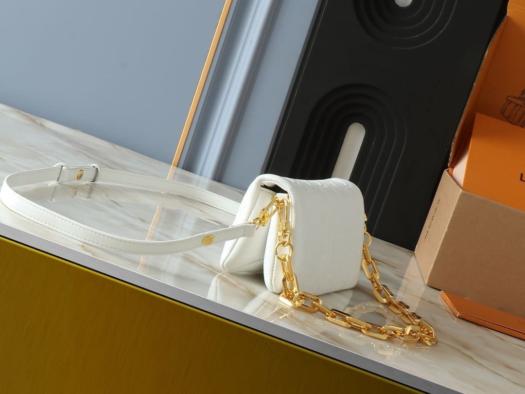 Louis Vuitton Pochette Coussin Cream - Image 4