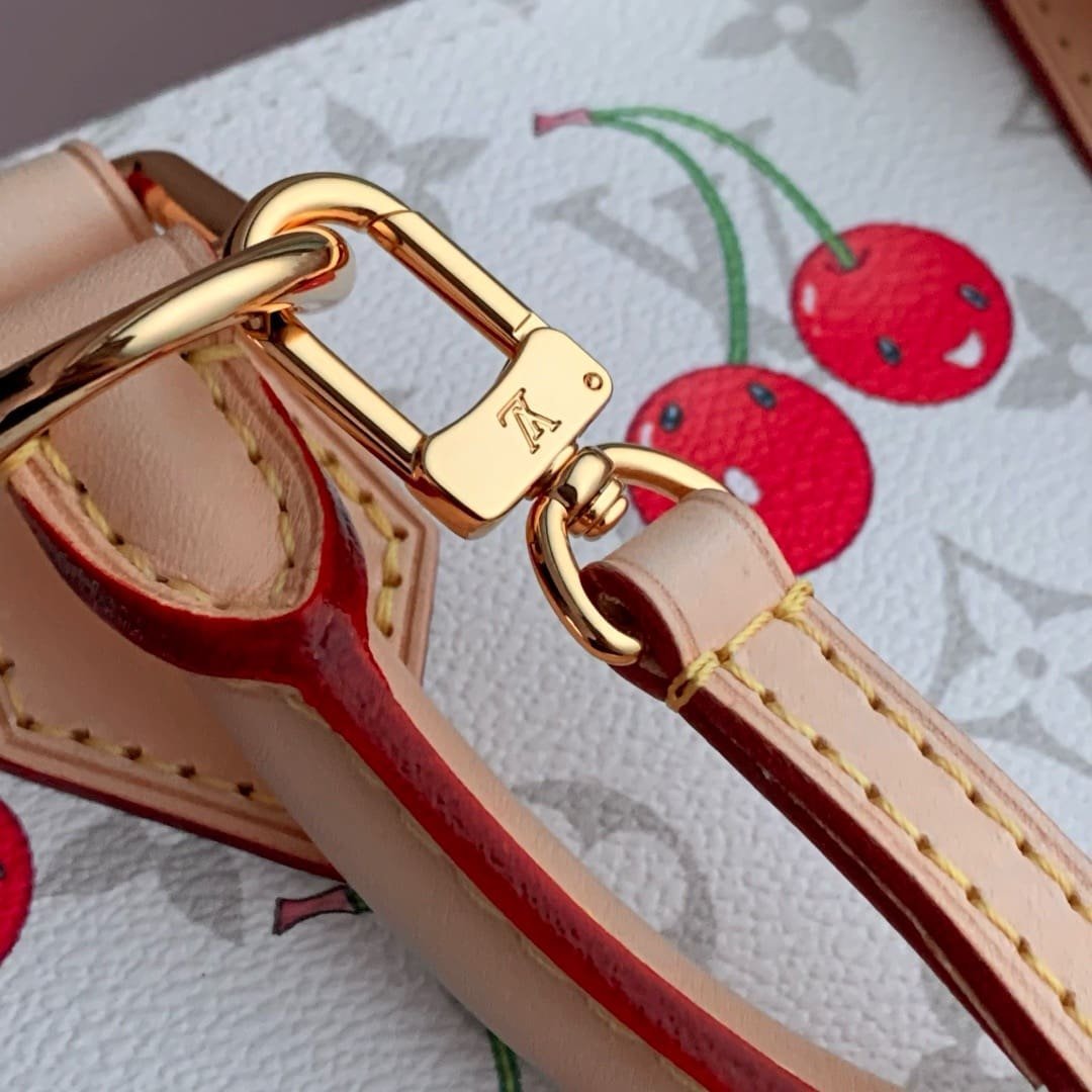 Louis Vuitton LVxTM Alma BB White Cherry - Image 10