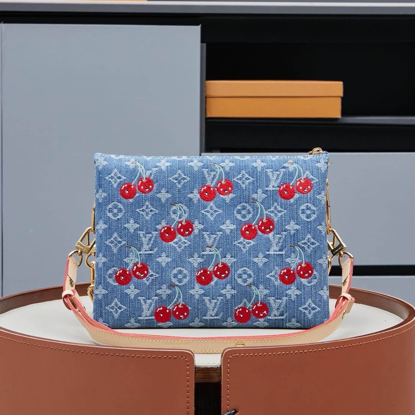 Louis Vuitton Coussin PM Cherry Denim - Image 8