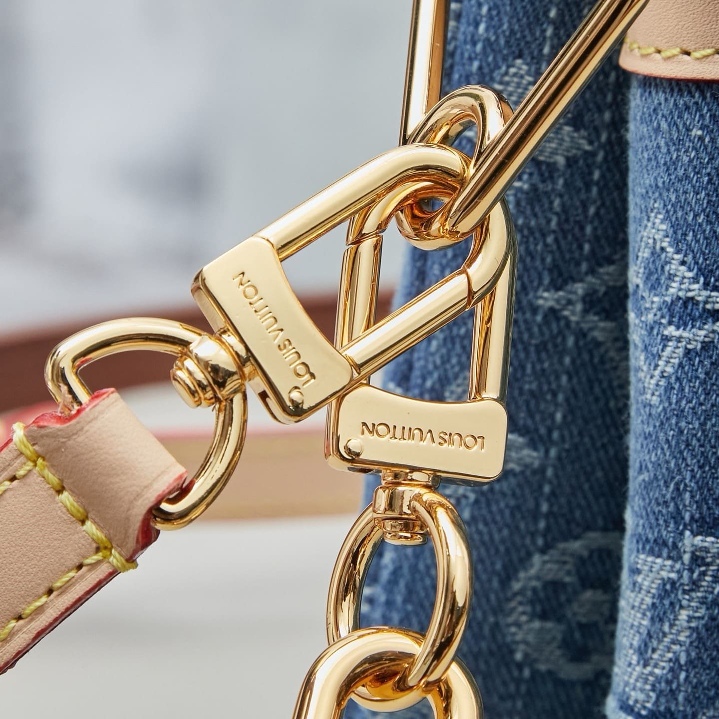 Louis Vuitton Coussin PM Cherry Denim - Image 9