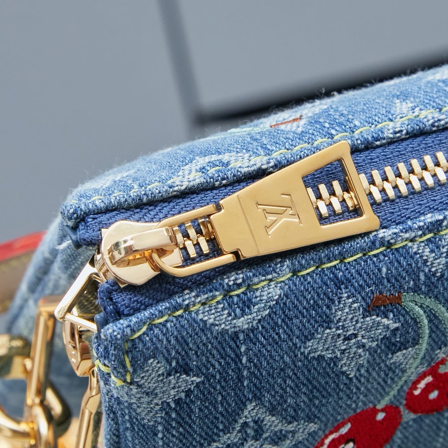 Louis Vuitton Coussin PM Cherry Denim - Image 10