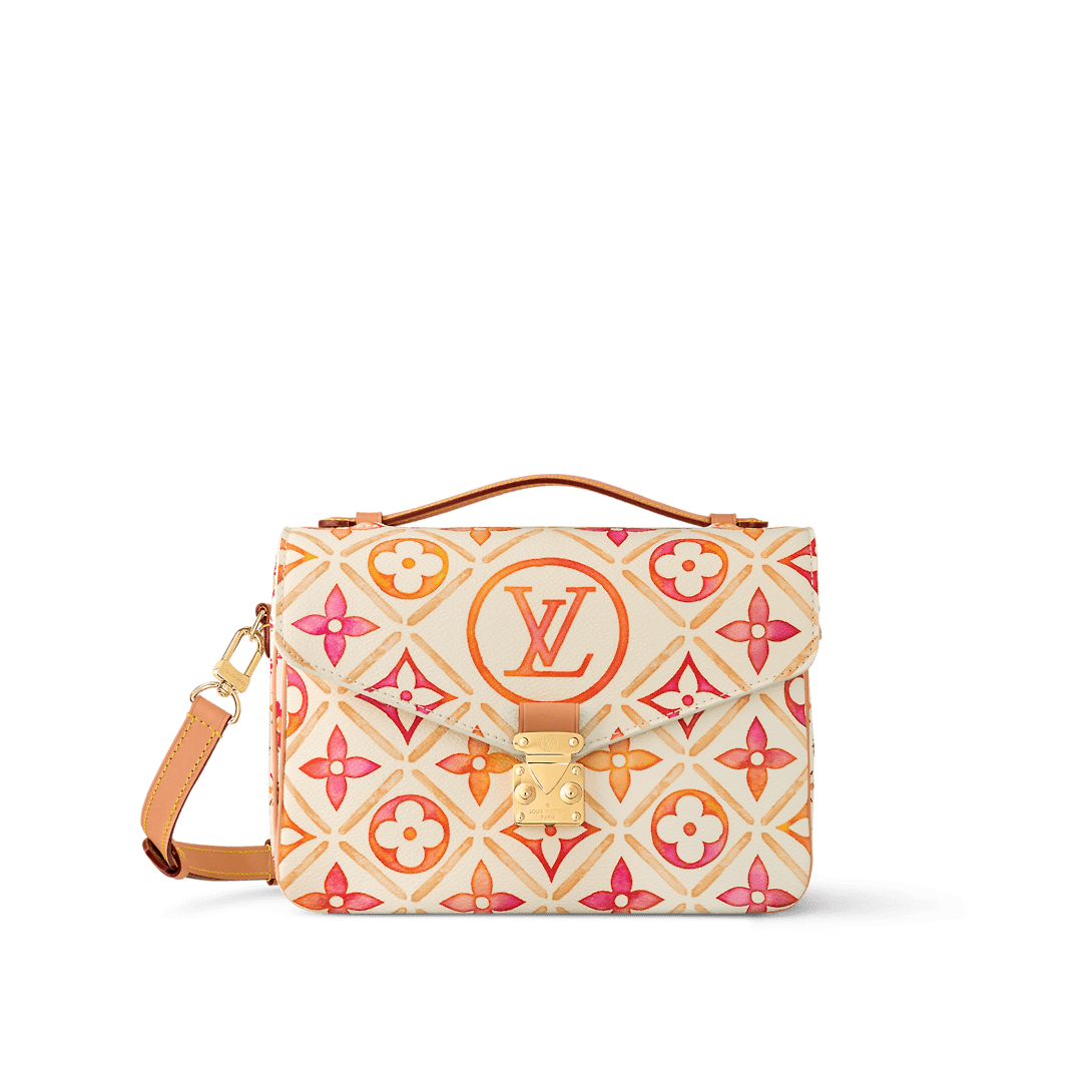 Louis Vuitton Pochette Métis Coral Tiles