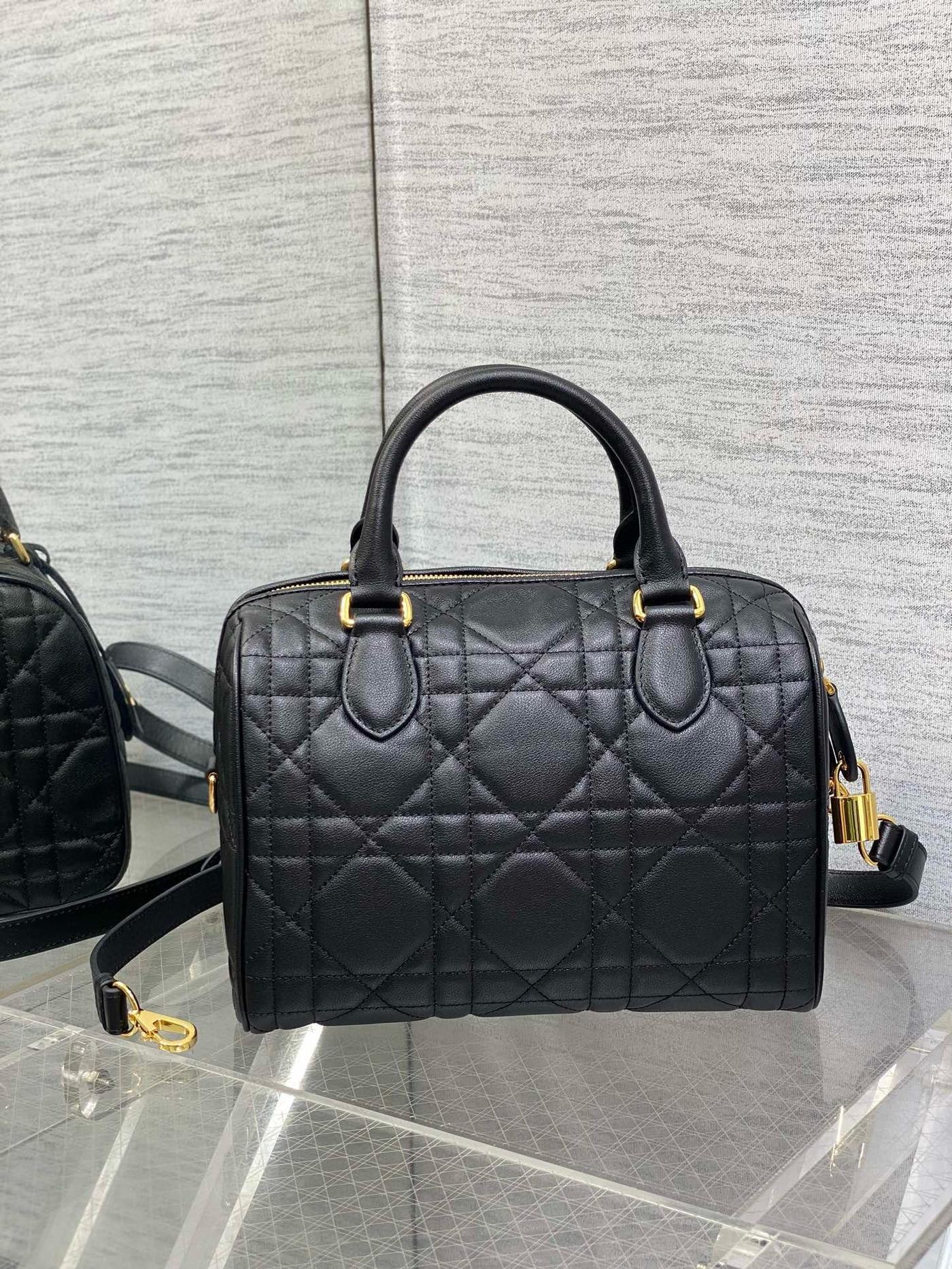 Dior Groove 25 Black Calfskin Gold Hardware - Image 4