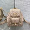 Dior Caro Mini Beige Lambskin Backpack