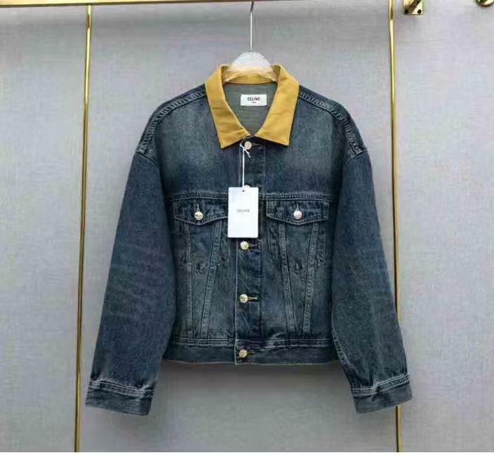 Celine Denim Jacket Blue cotton - Image 2