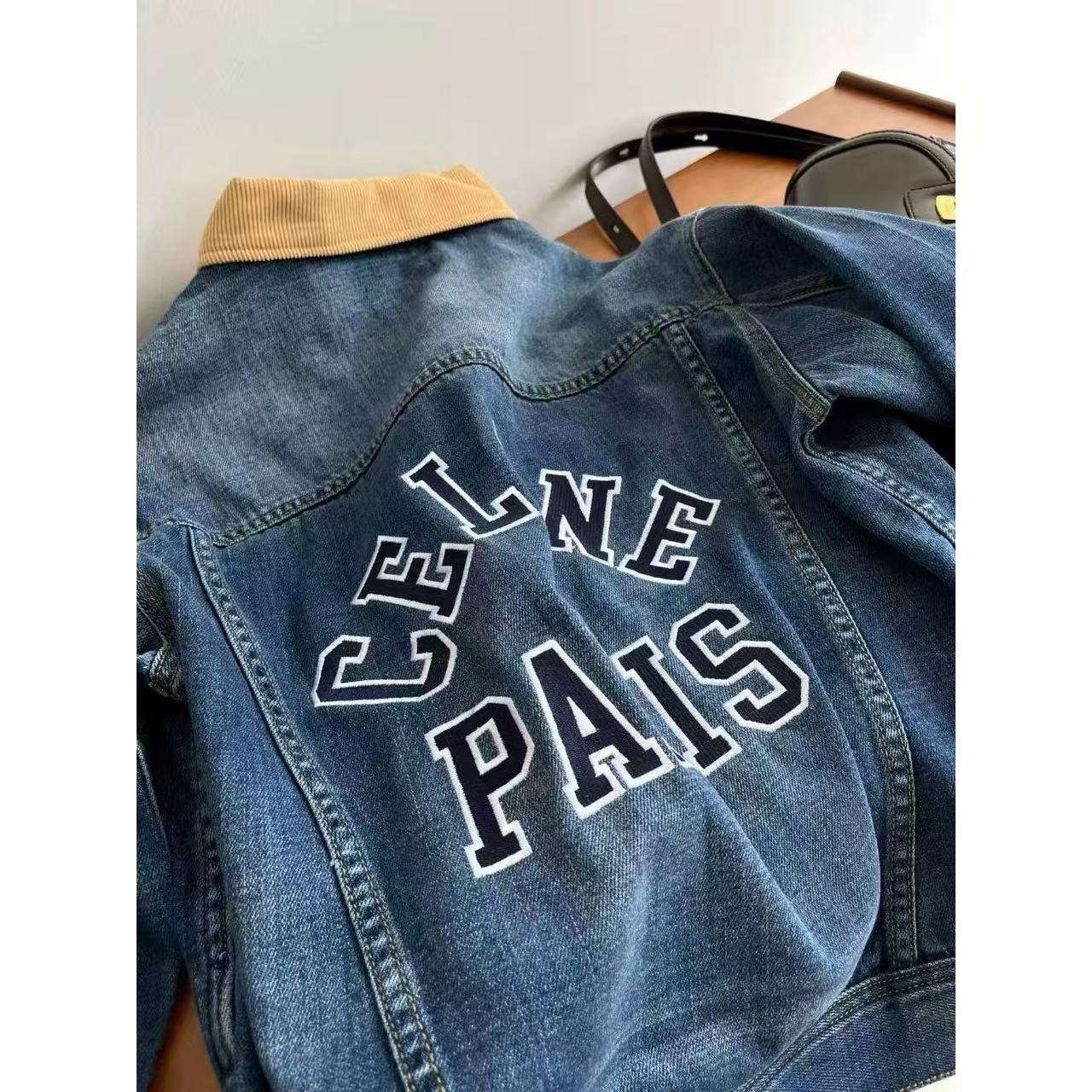 Celine Denim Jacket Blue cotton - Image 4