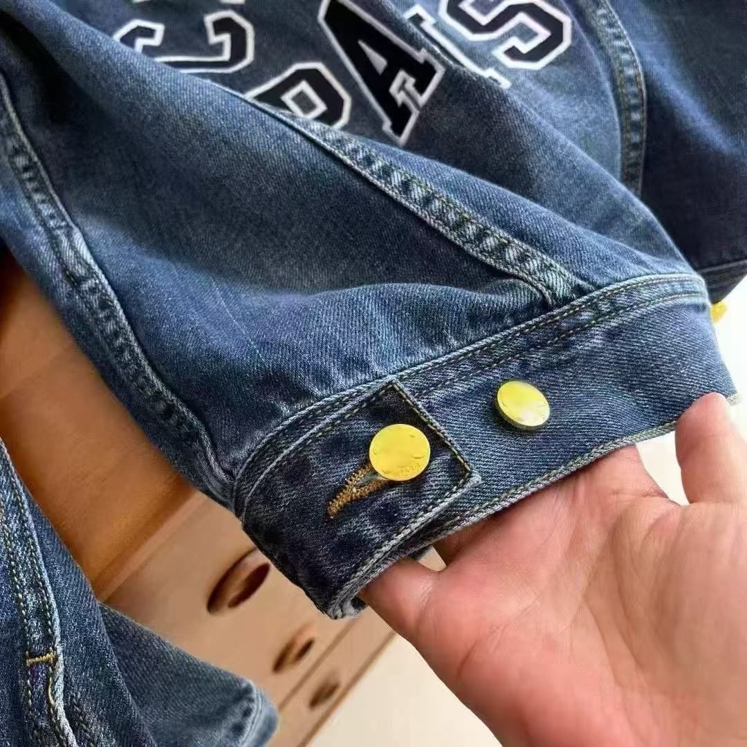 Celine Denim Jacket Blue cotton - Image 3