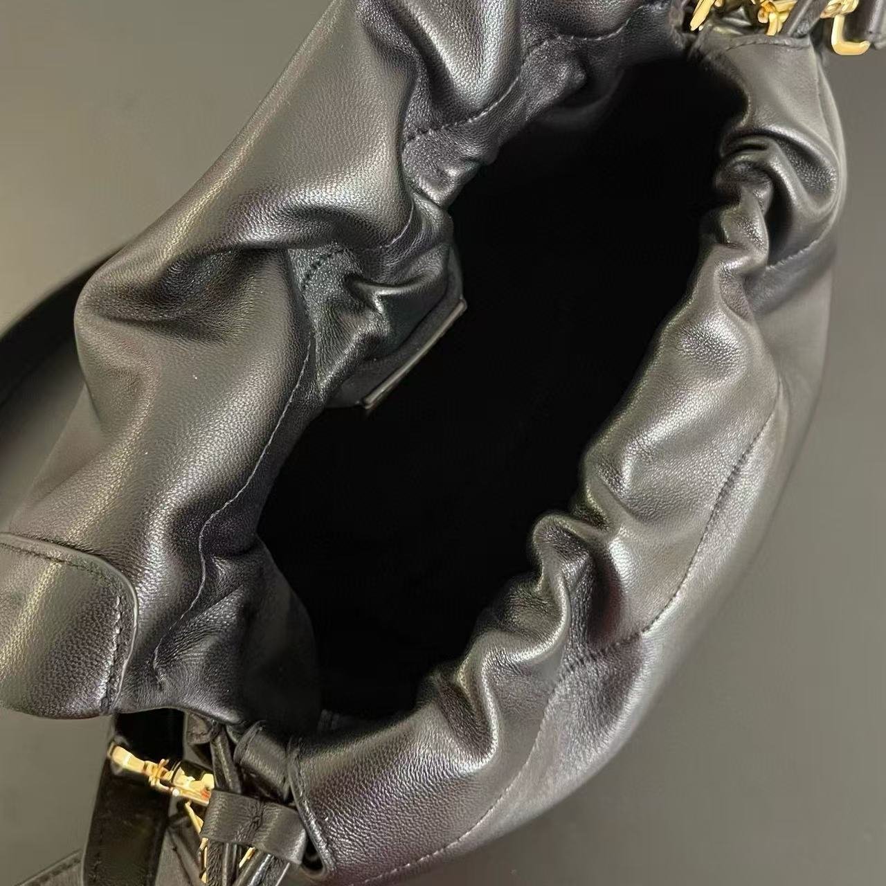 Fendi Baguette Black Nappa Leather - Image 7