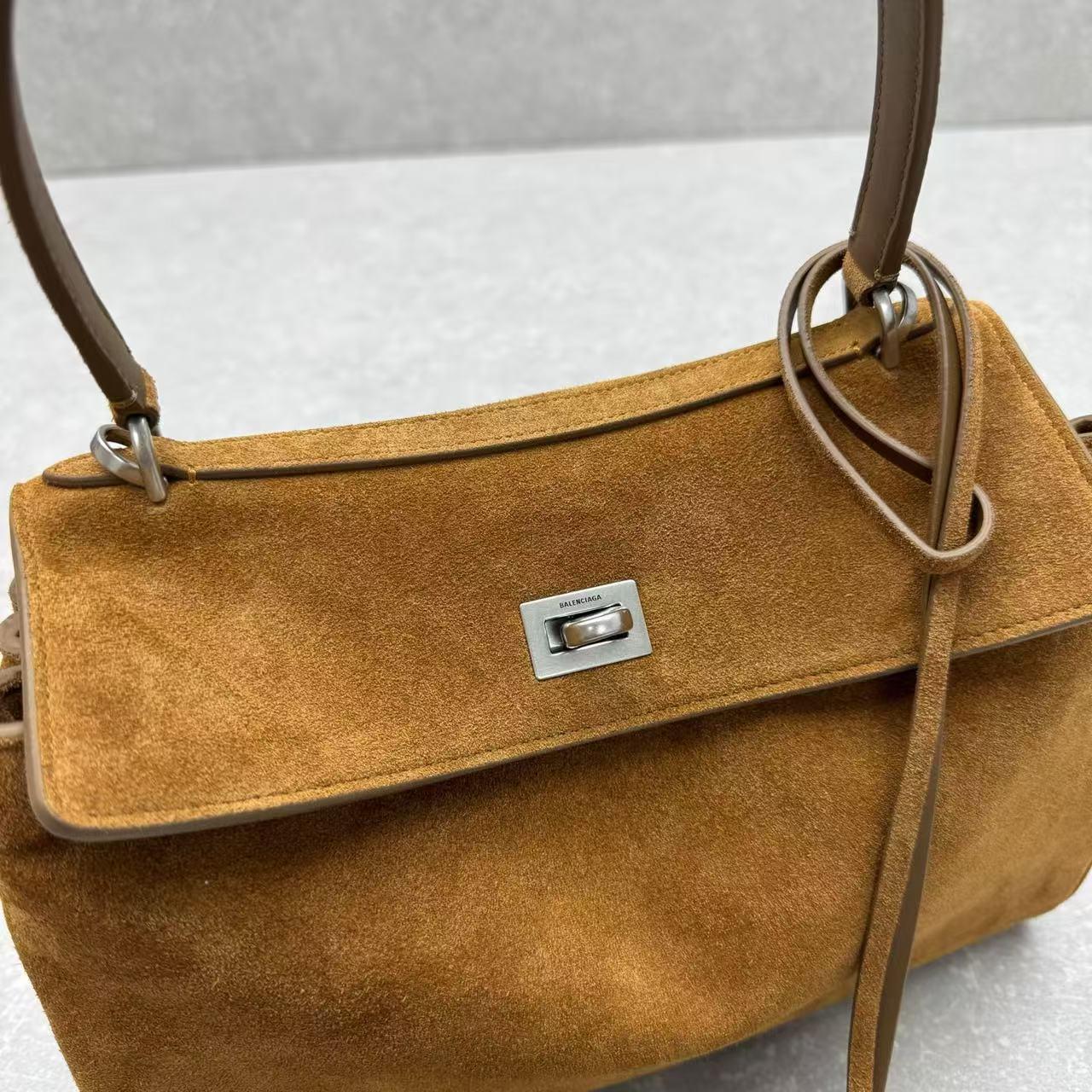 Balenciaga Rodeo Small 29cm Brown Suede - Image 9