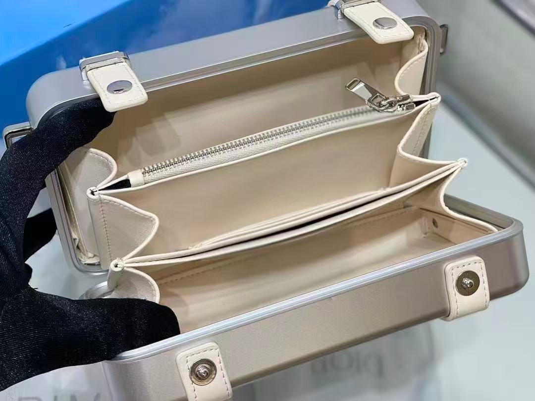 Alternative view of Dior x RimowaSilver Aluminum Cross-body Bag