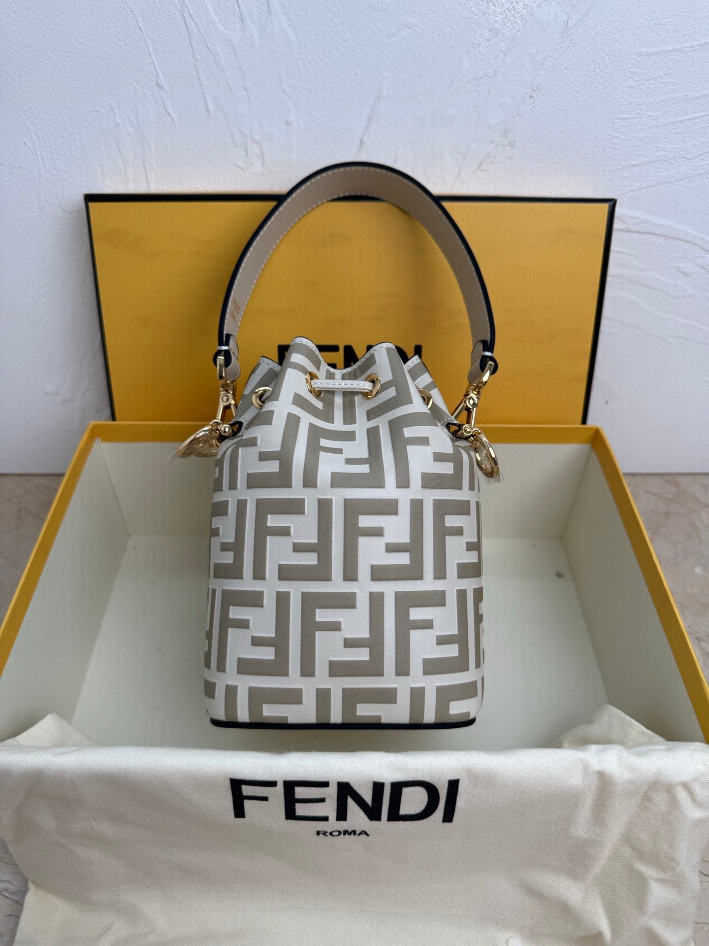 Alternative view of Fendi Mon Tresor 18 Embroidered Canvas
