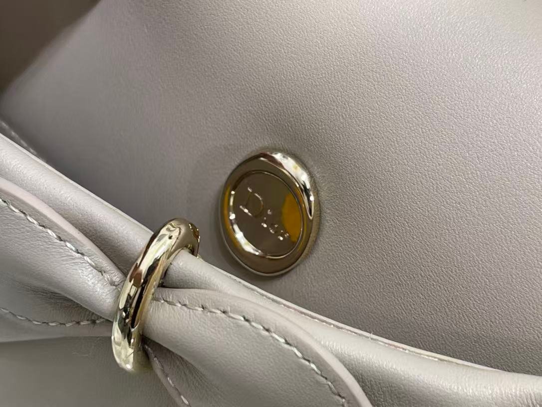 Dior Cigale Light Taupe Lambskin Top Handle Bag - Image 7