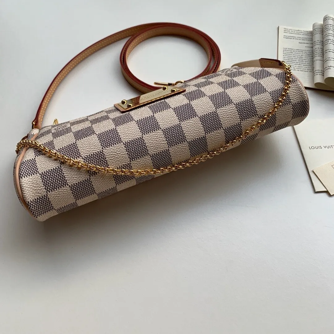 Louis Vuitton Eva Damier Azur Clutch - Image 6