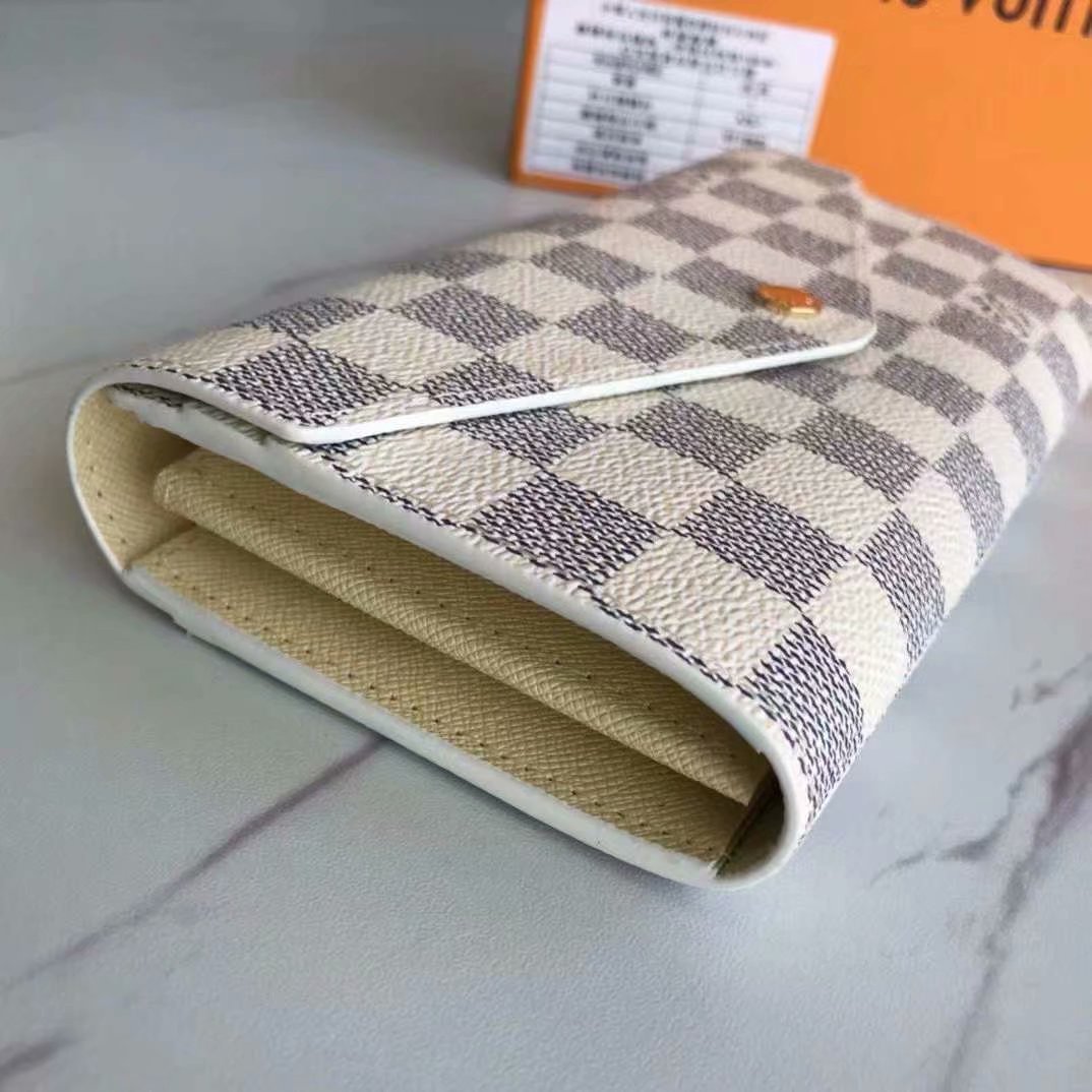 LV Damier Azur Envelope Wallet - Image 7
