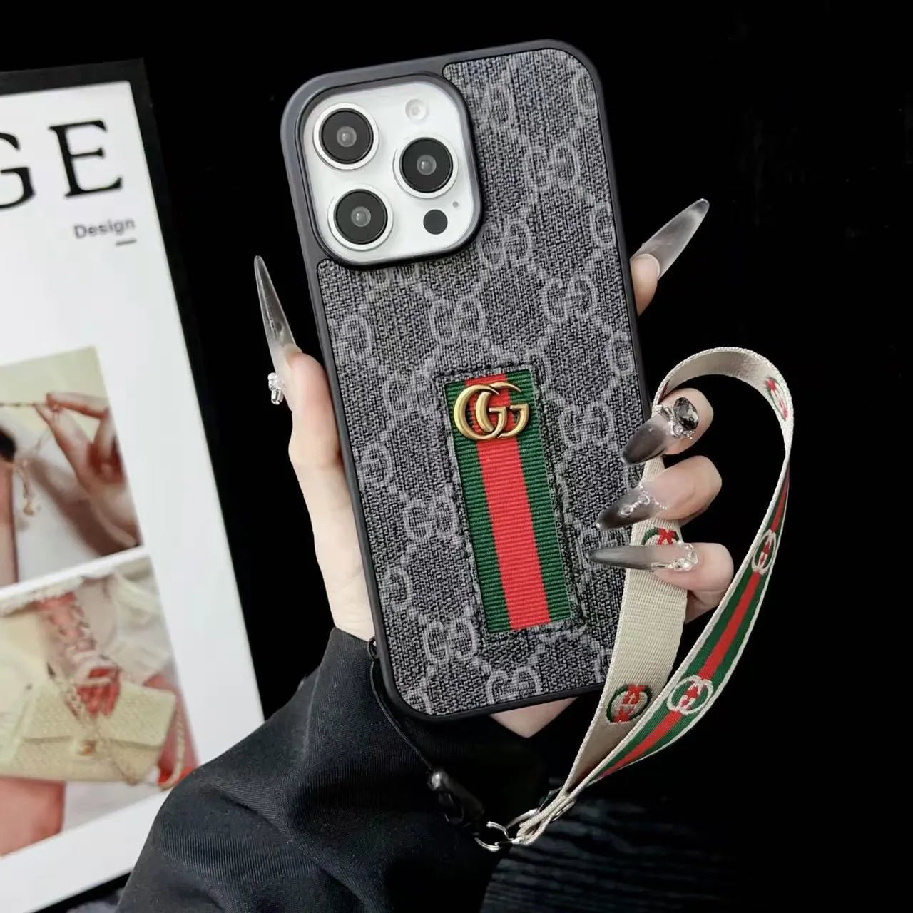 GUCCI GG Card Pocket Phone Case - Image 10