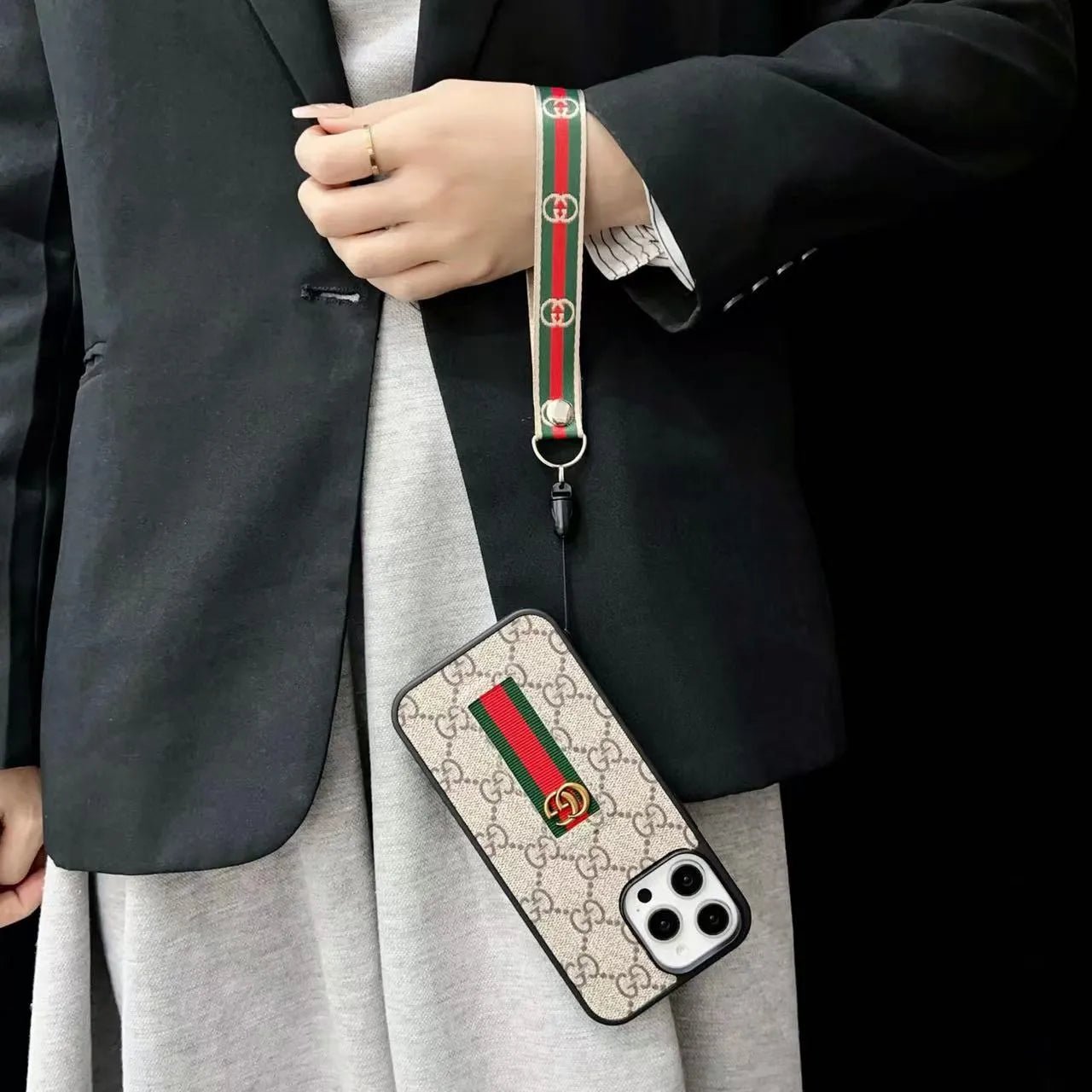 GUCCI GG Card Pocket Phone Case - Image 4