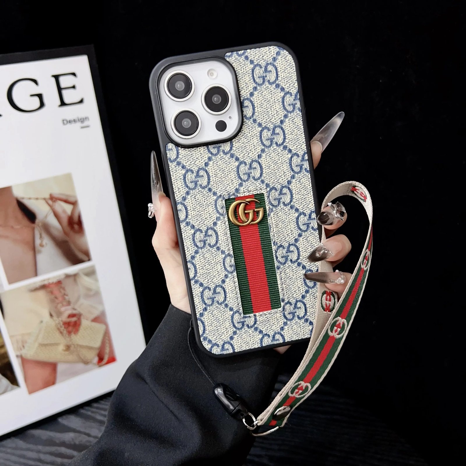 GUCCI GG Card Pocket Phone Case - Image 7