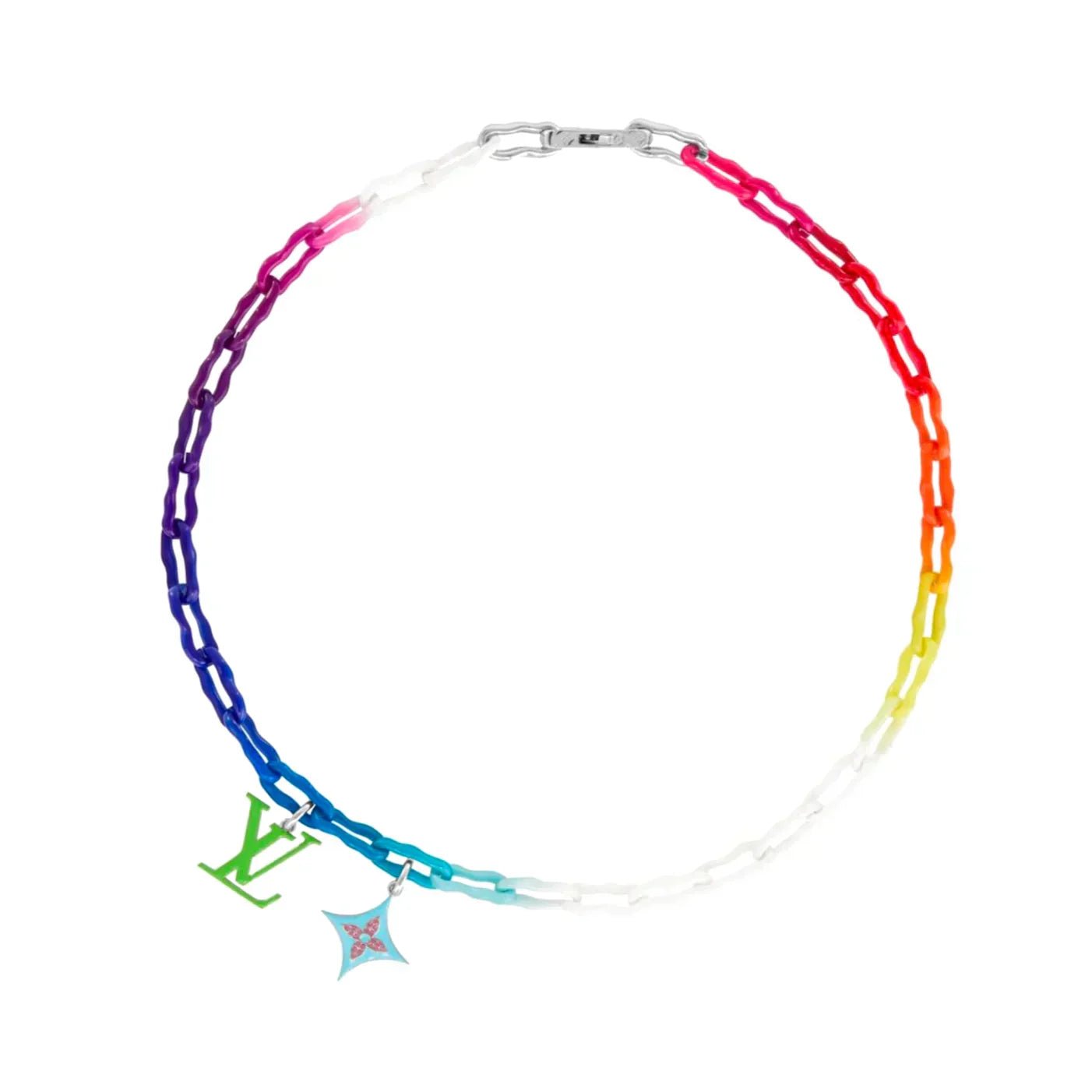 LV Rainbow Gradient Necklace