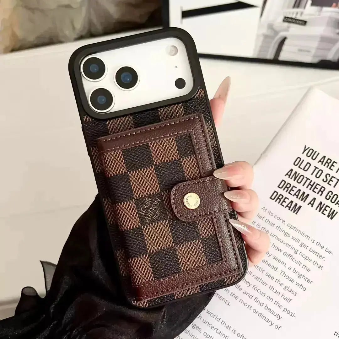 Alternative view of LV Classic Damier Ebene Card Holder Phone Case