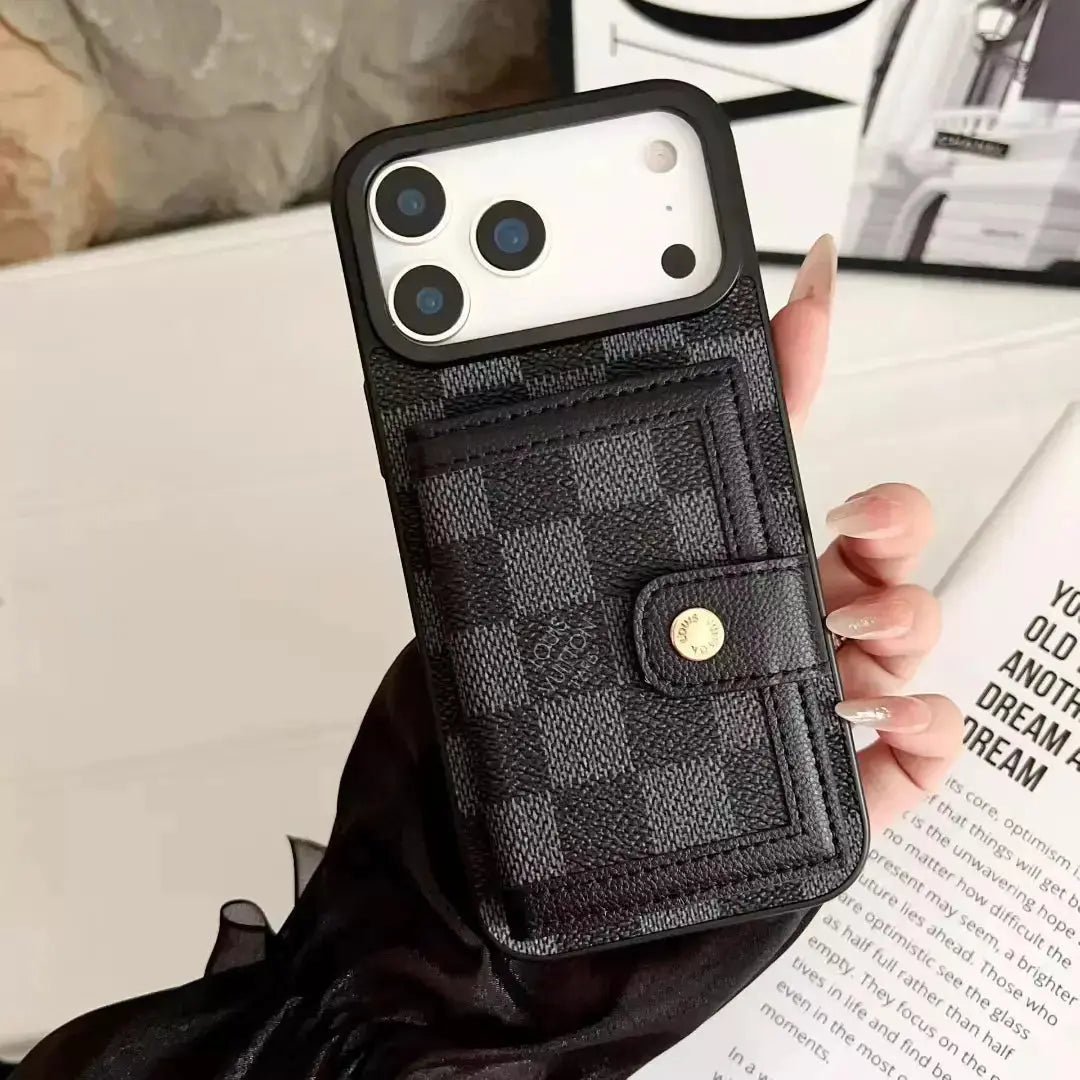 Alternative view of LV Black and Gray Damier Graphite Wallet Case