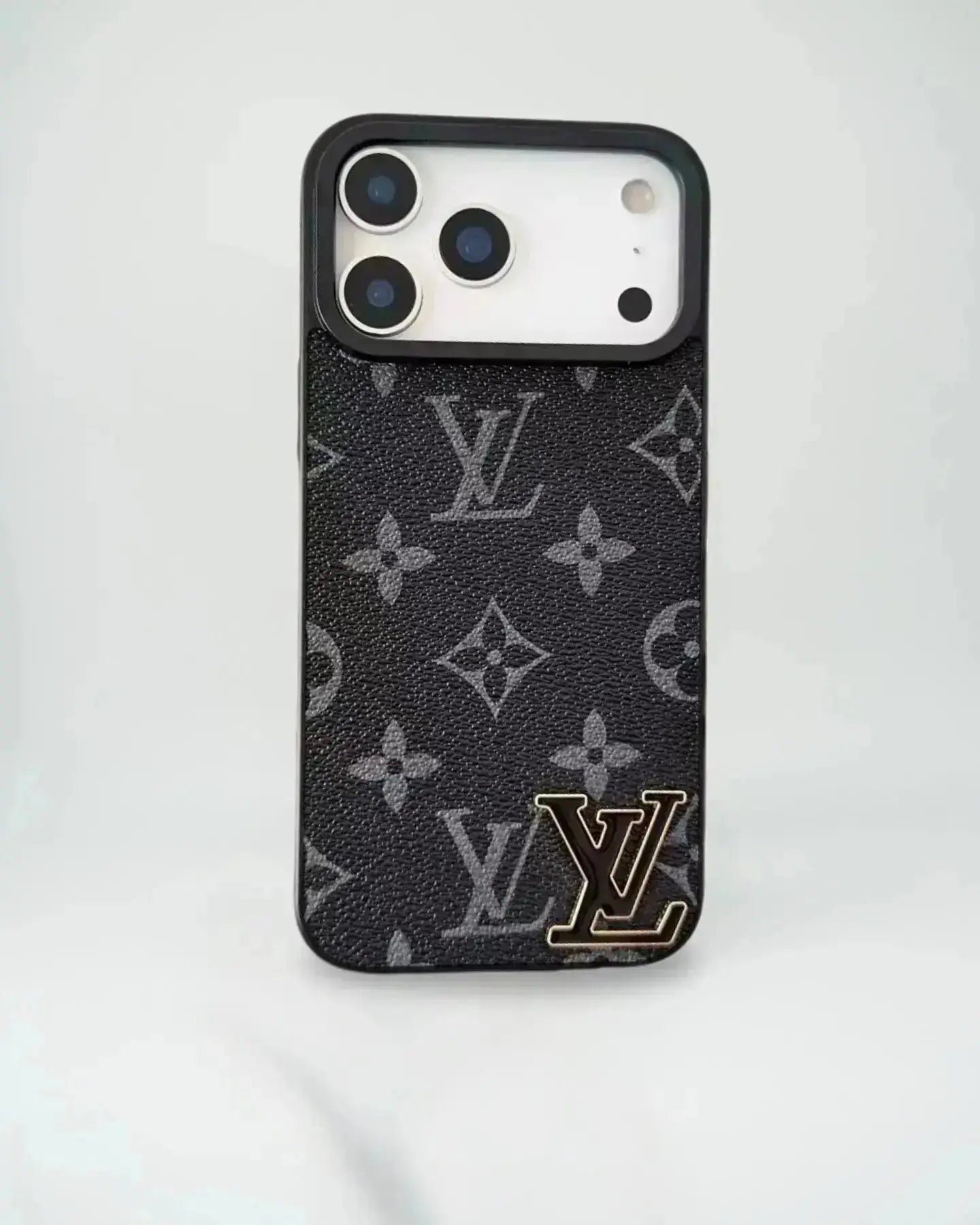 LV Damier Graphite Canvas Logo Phone Case - Image 8