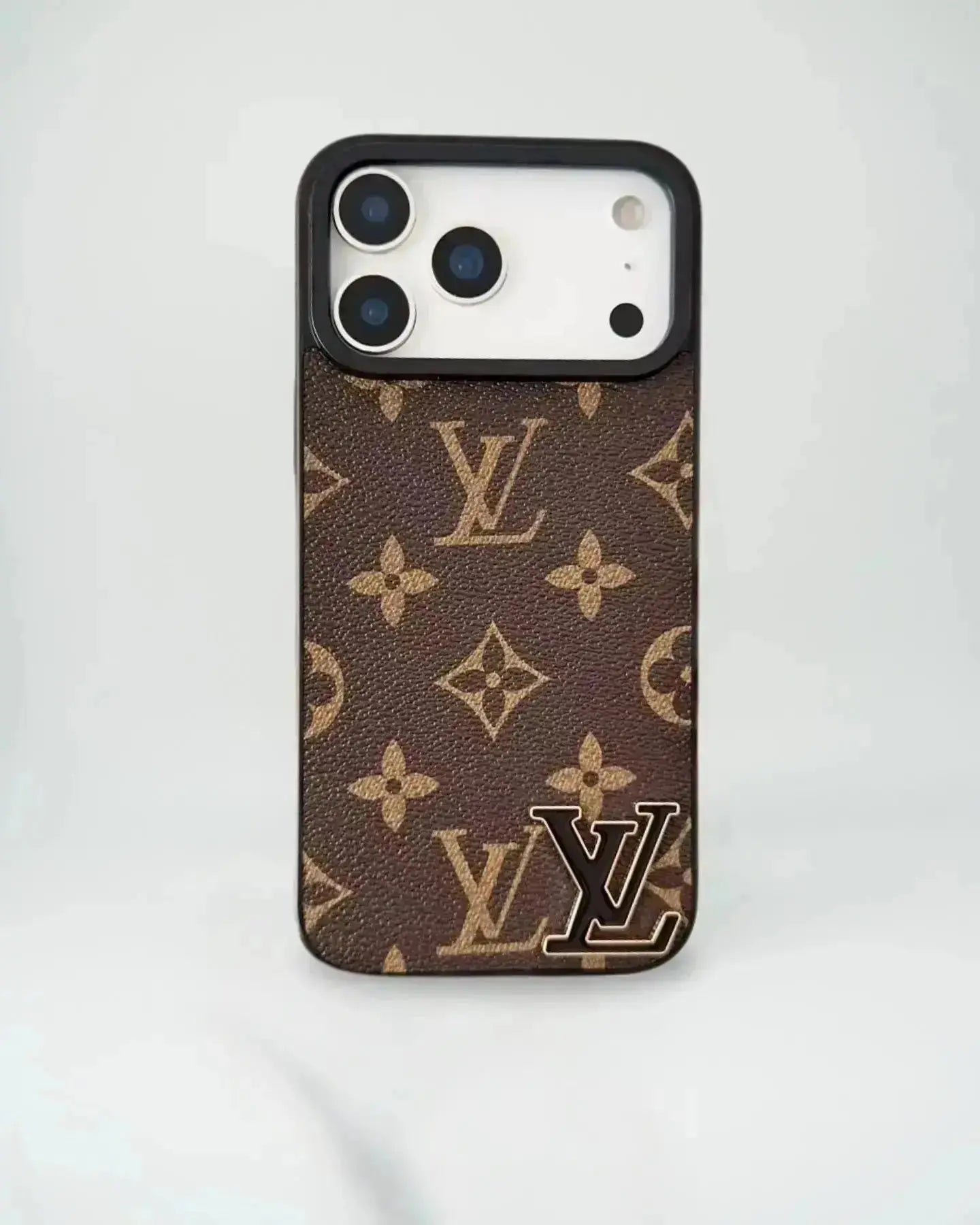 LV Damier Graphite Canvas Logo Phone Case - Image 5