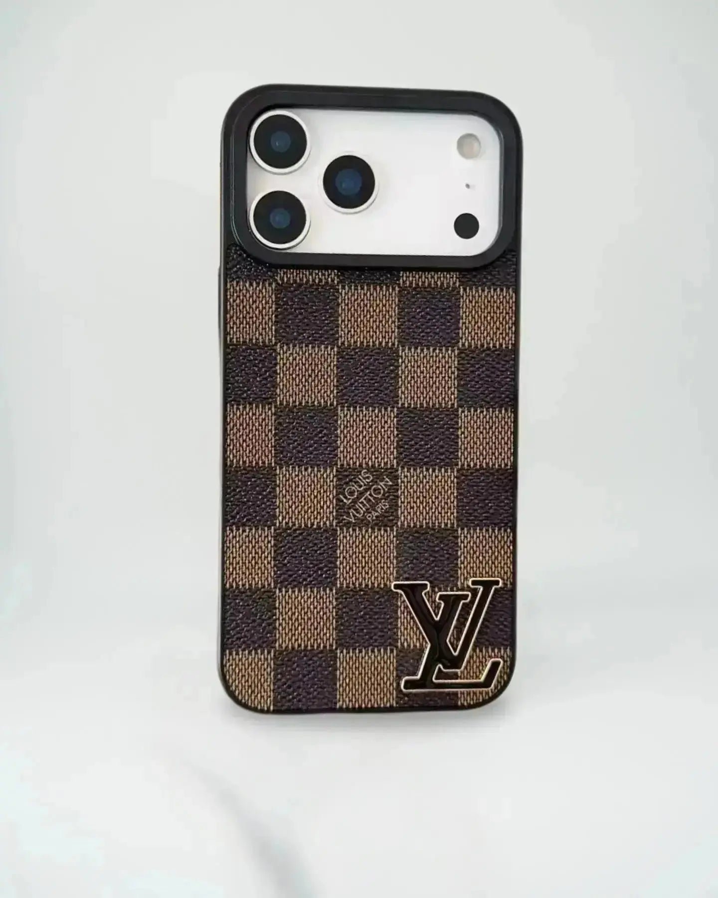 LV Damier Graphite Canvas Logo Phone Case - Image 6