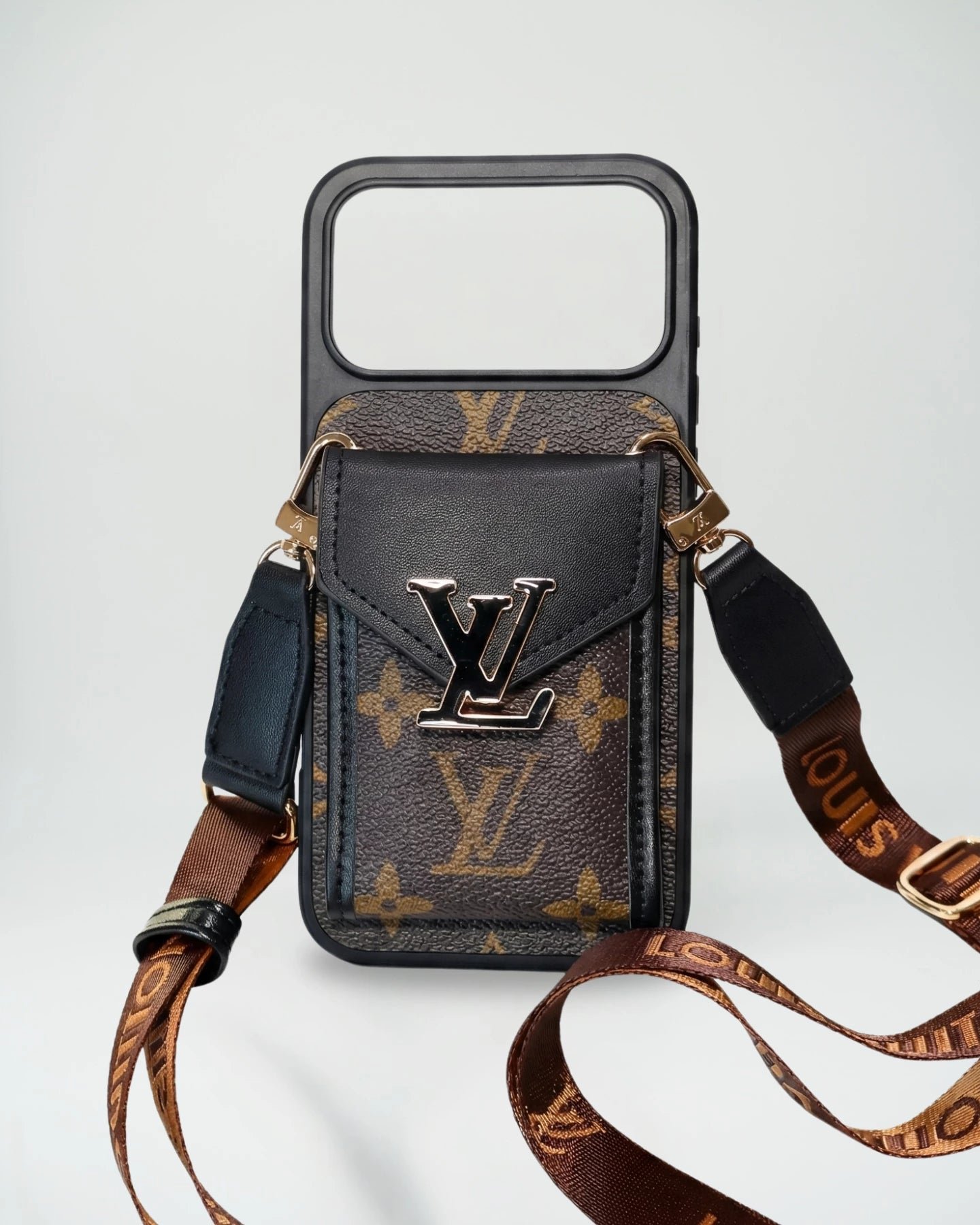 LV Monogram Crossbody Card Holder Case