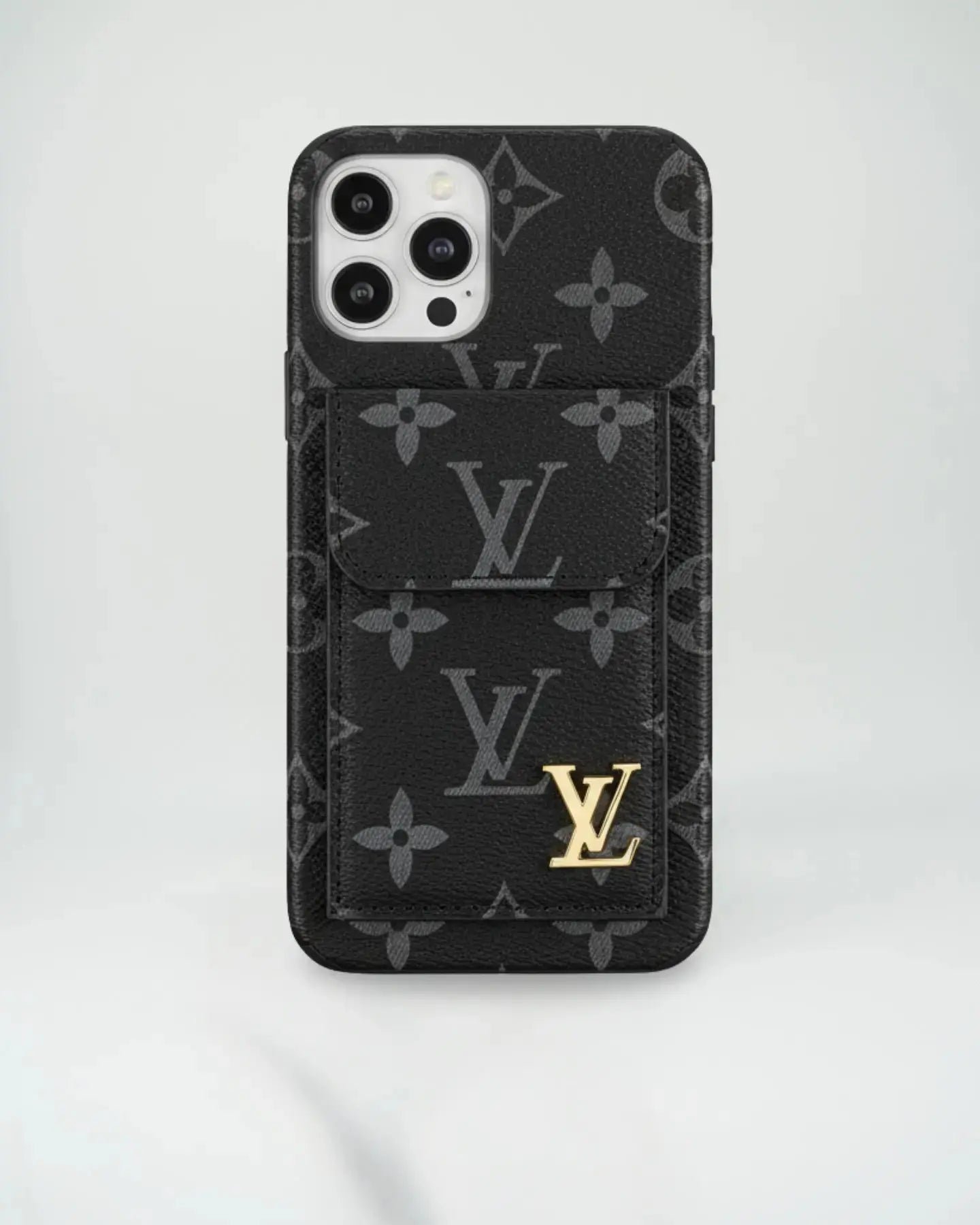 LV Monogram Eclipse Card Holder Phone Case