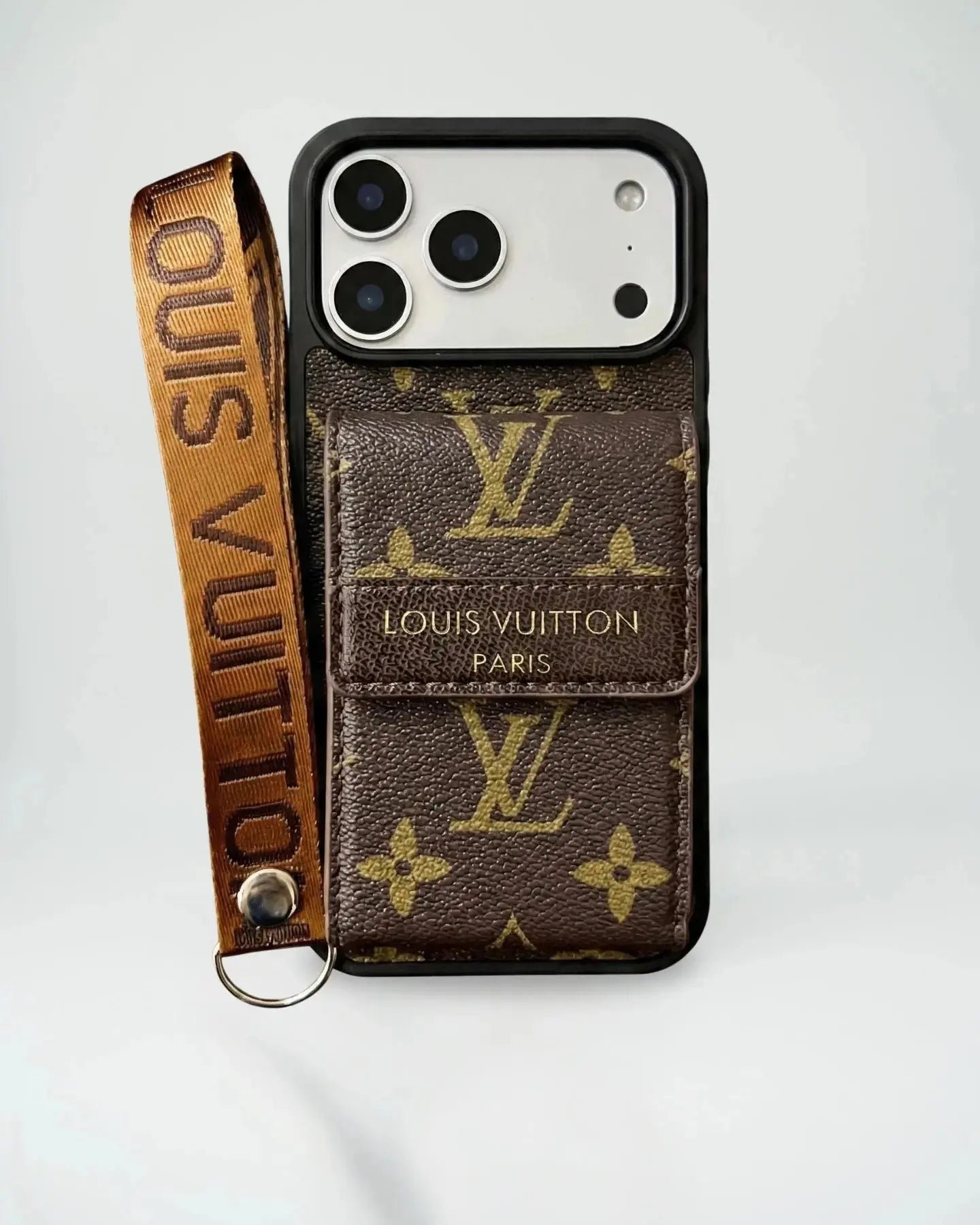 LV Monogram Classic Wrist Strap Phone Case