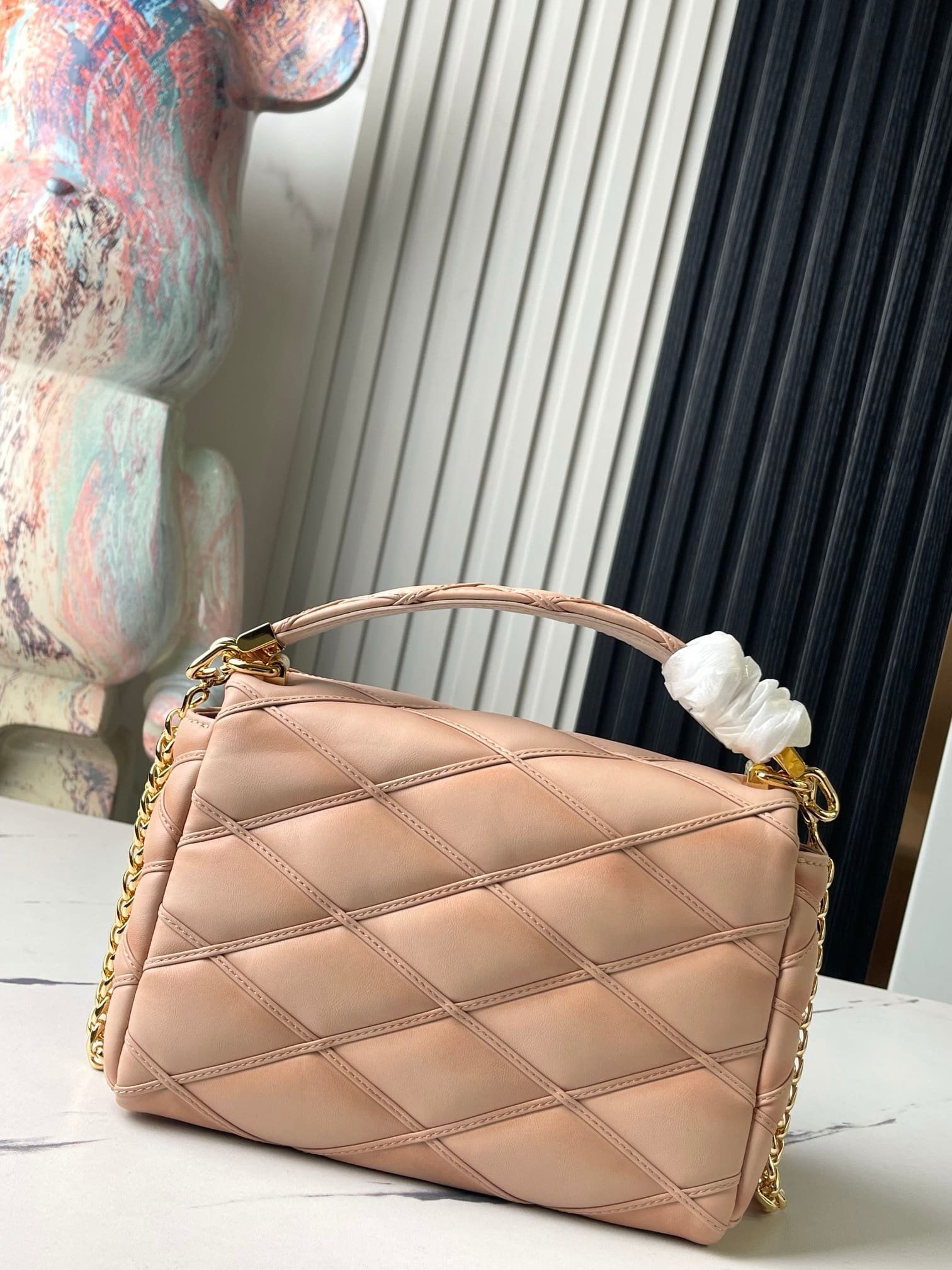 Louis Vuitton GO-14 MM Pink Lambskin - Image 5