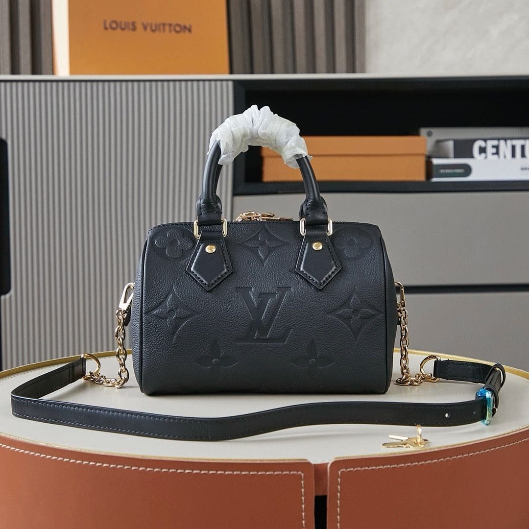 Louis Vuitton Speedy 20 Black Empreinte - Image 4