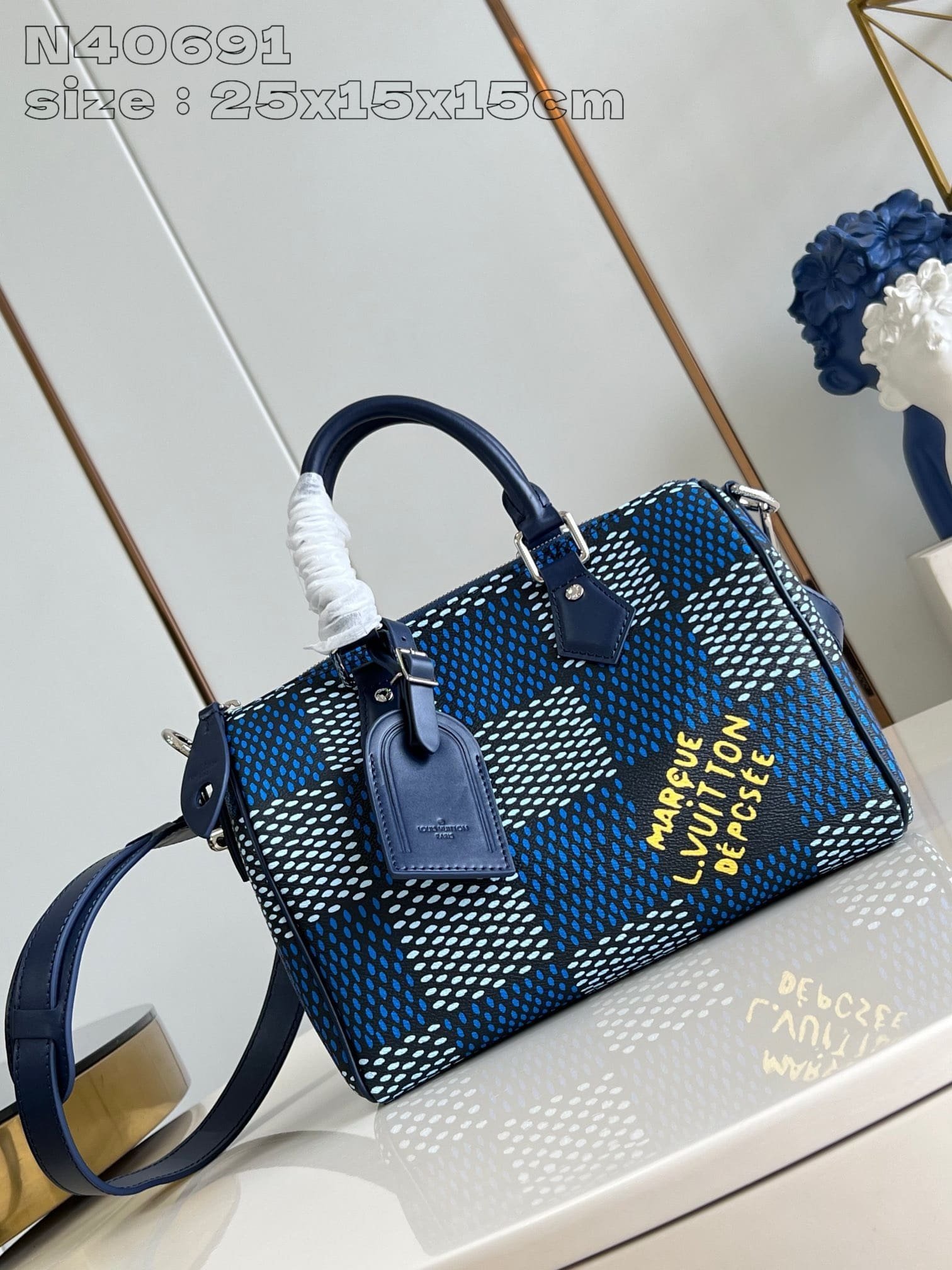 Alternative view of Louis Vuitton Speedy 25 Damier Heritage