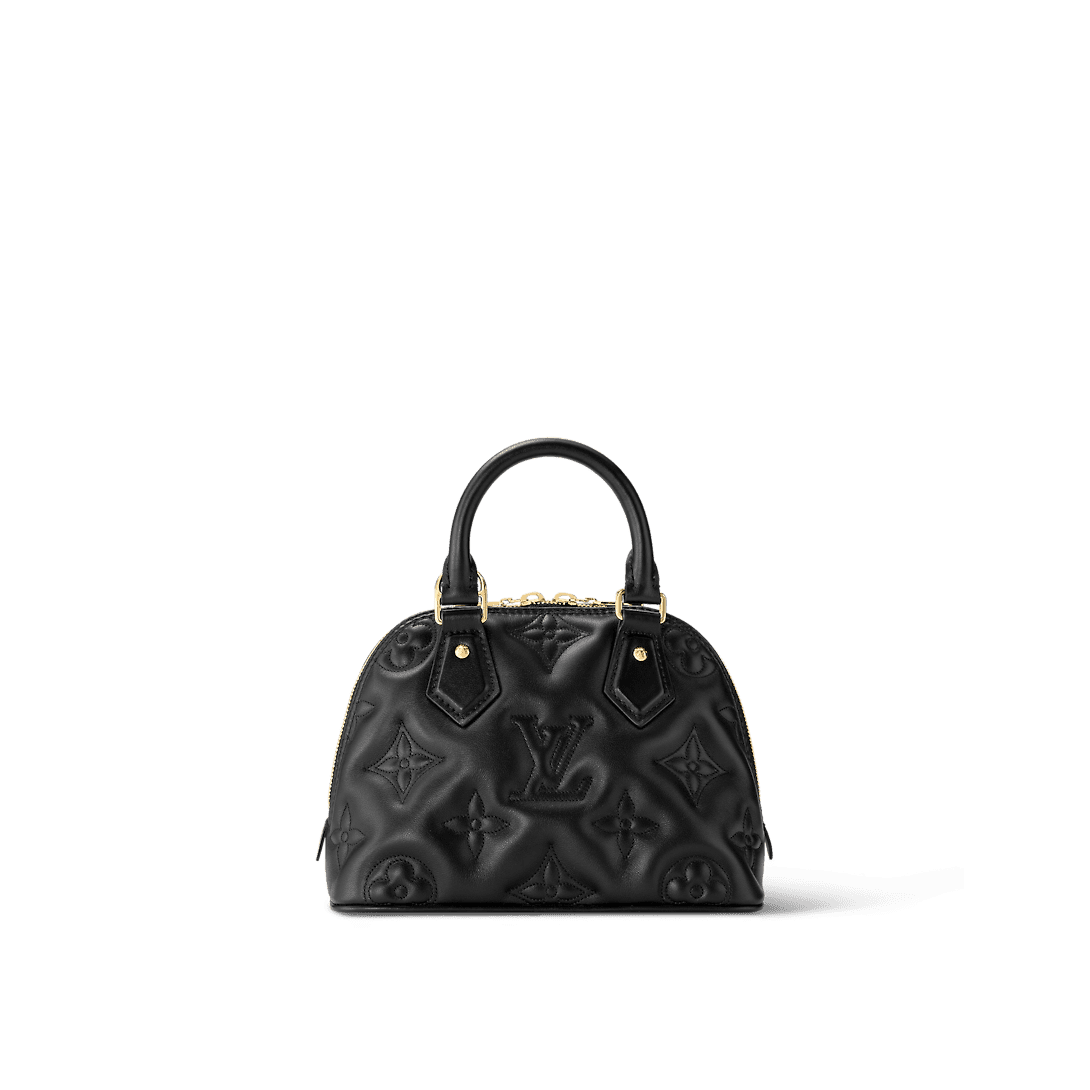 Louis Vuitton Alma BB Black Quilted