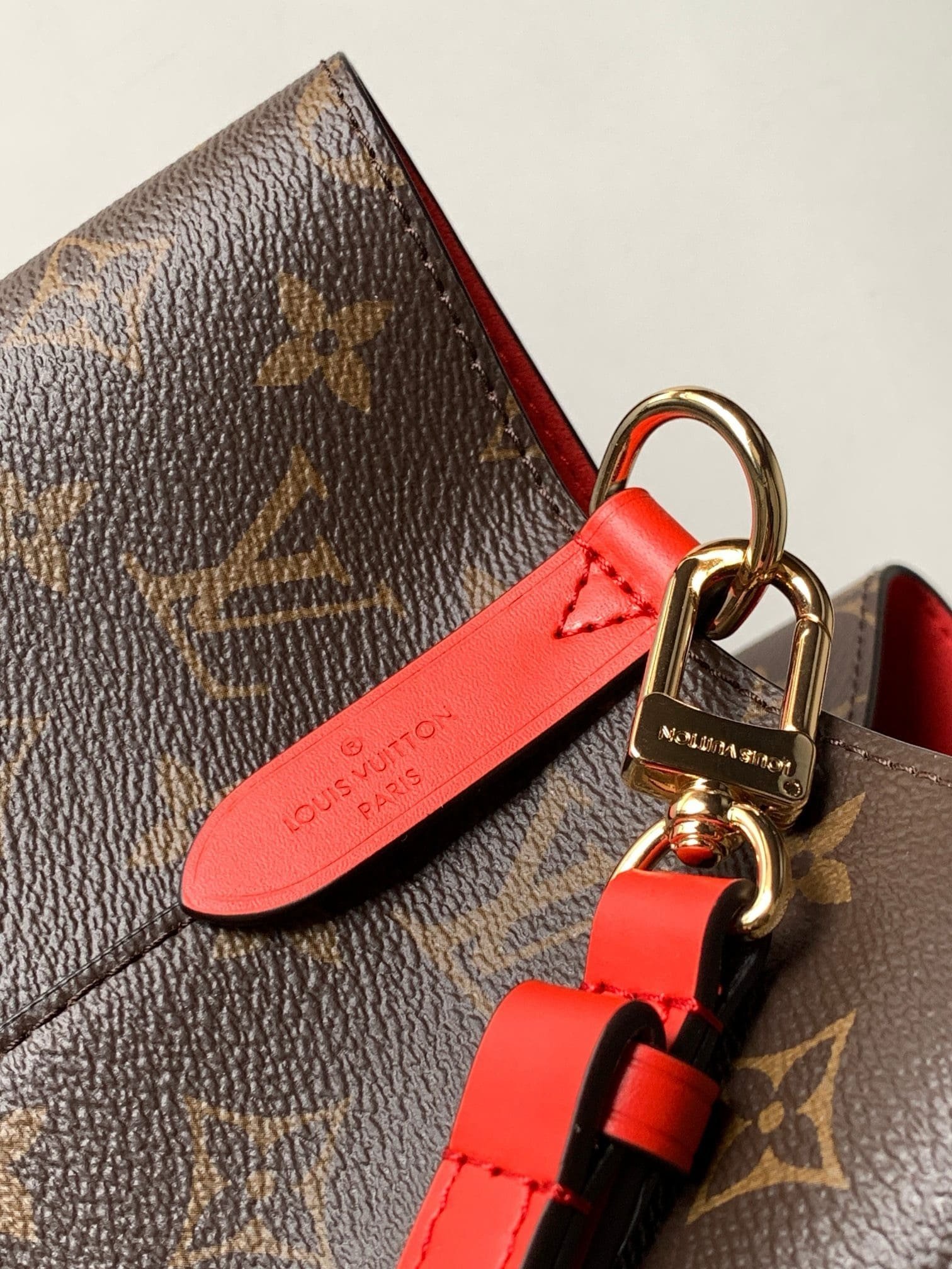 Louis Vuitton Noe MM Red Monogram - Image 9