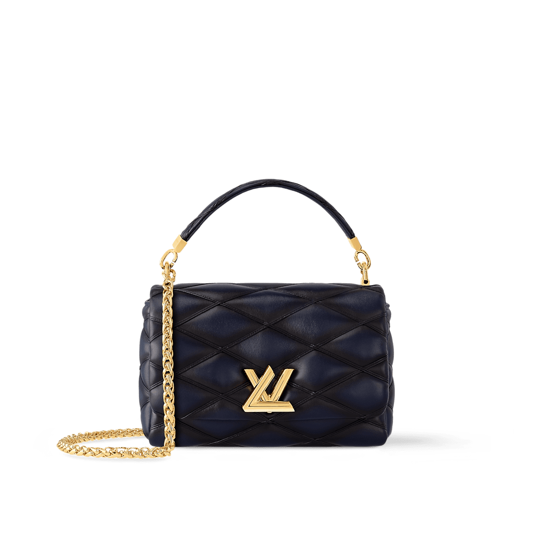 Louis Vuitton GO-14 MM Navy Lambskin