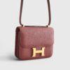 Hermès Constance 18 Epsom Rouge H Gold Hardware
