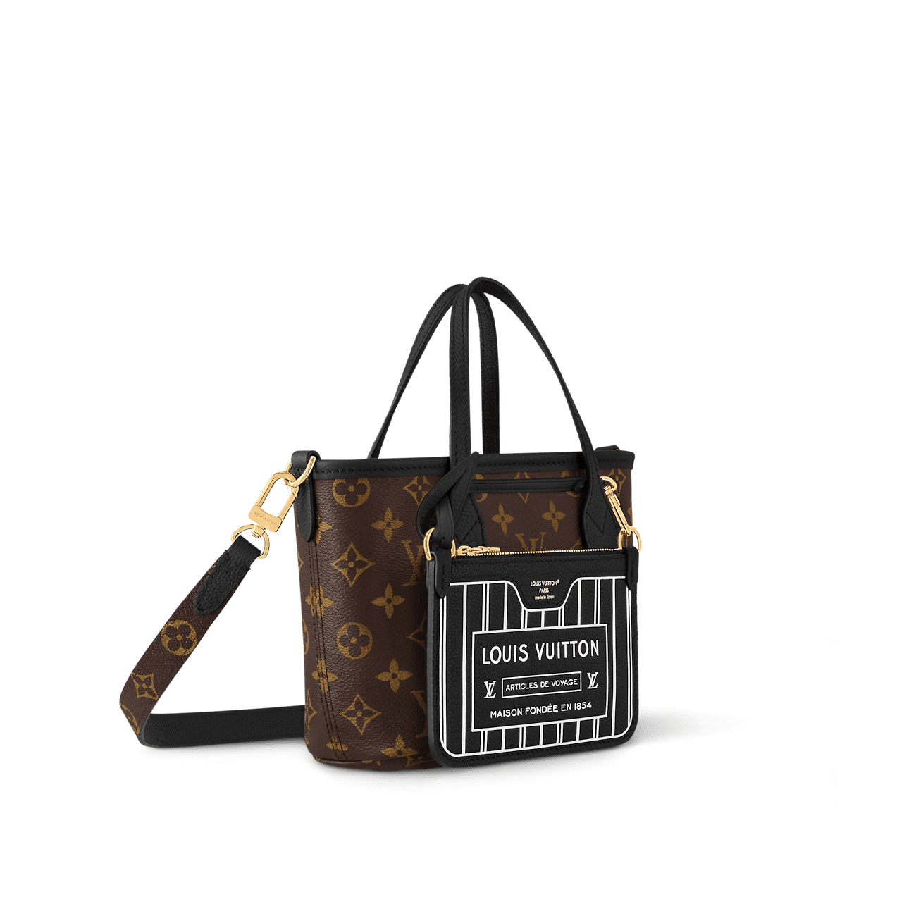 Alternative view of Louis Vuitton M12099 Neverfull Bandoulière Inside Out BB