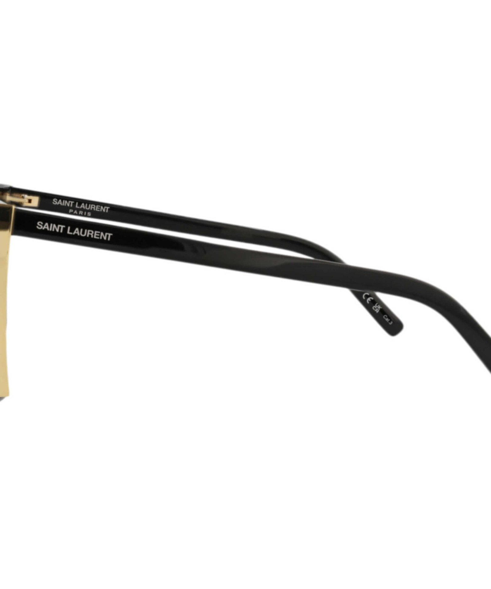 Alternative view of YSL Black Oversized Sunglasses