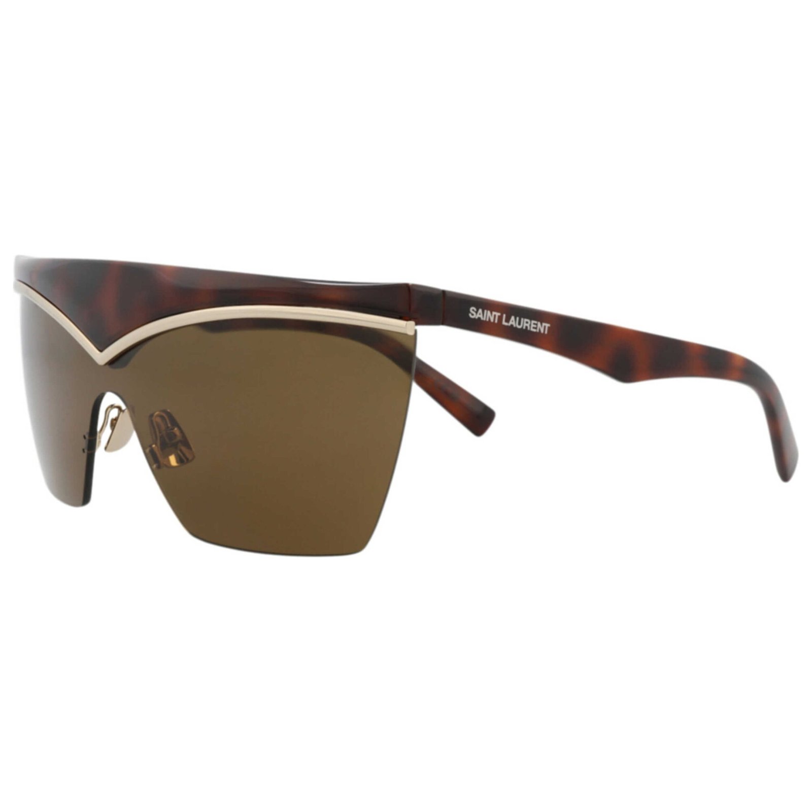 YSL Tortoise Shield Sunglasses