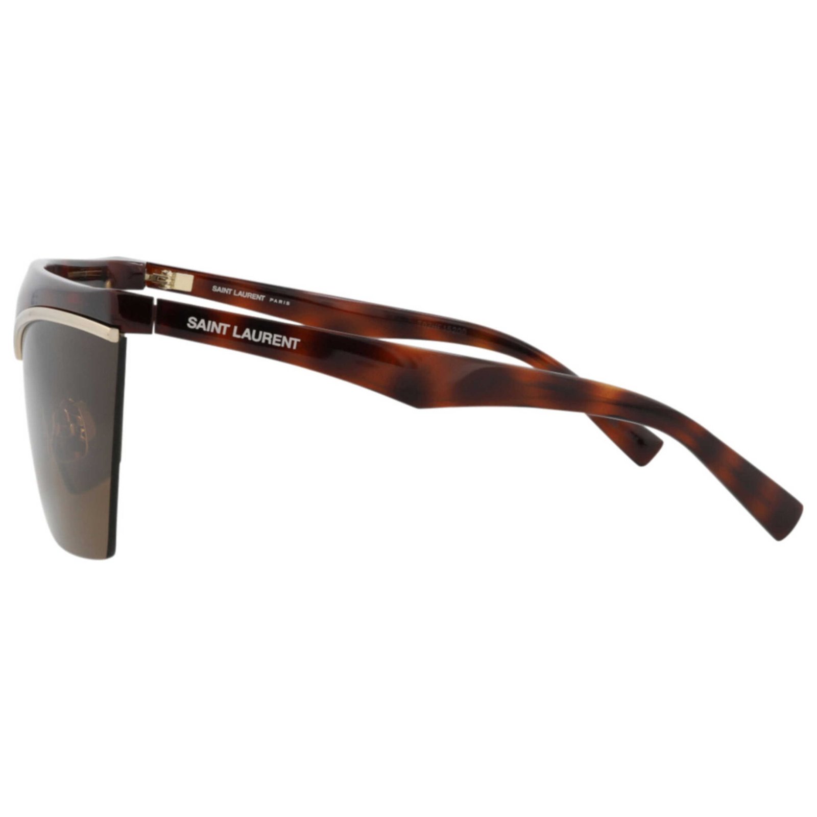 YSL Tortoise Shield Sunglasses - Image 2