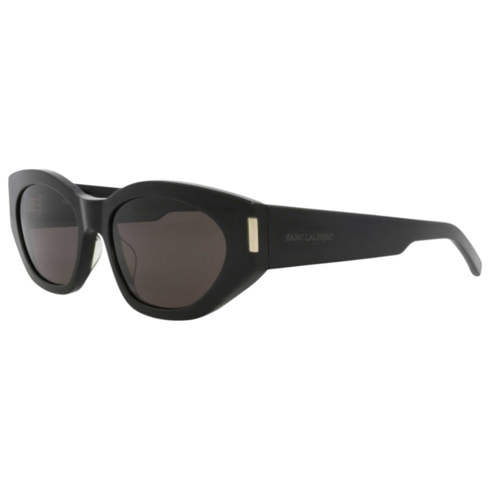 YSL Black Bold Oval Sunglasses