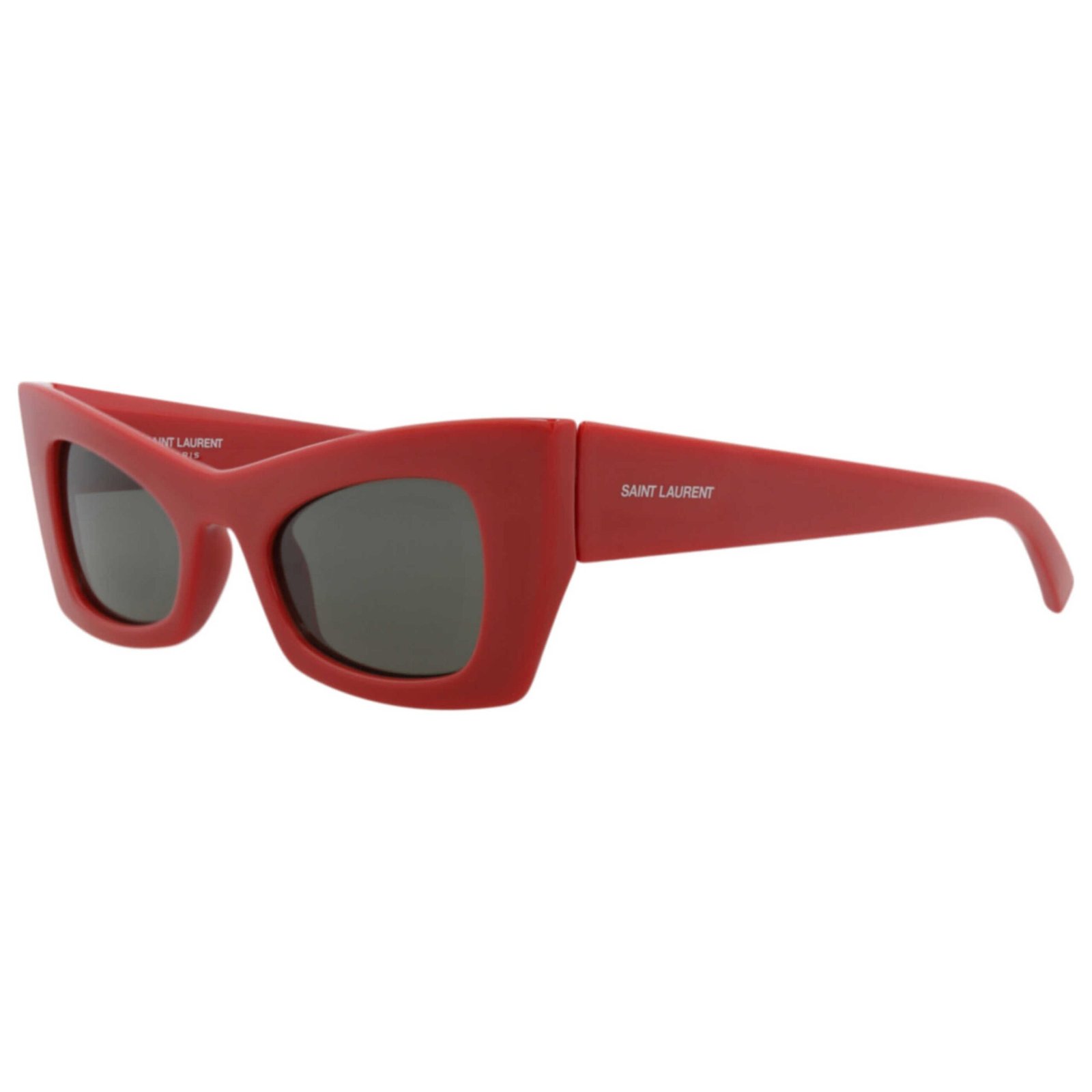 YSL Red Cat-Eye Sunglasses